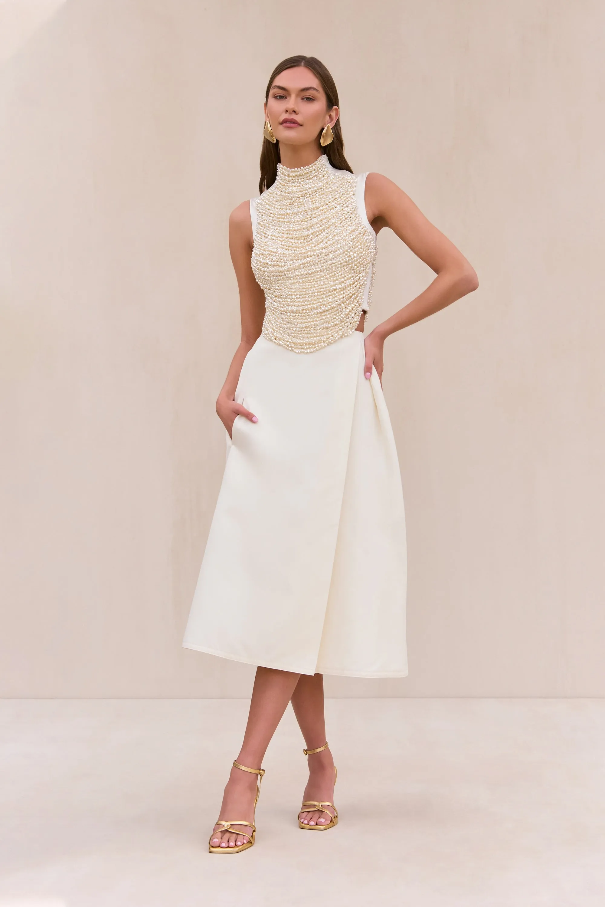 TARAJI TOP - PEARL sold by Cult Gaia product image thumbnail 2