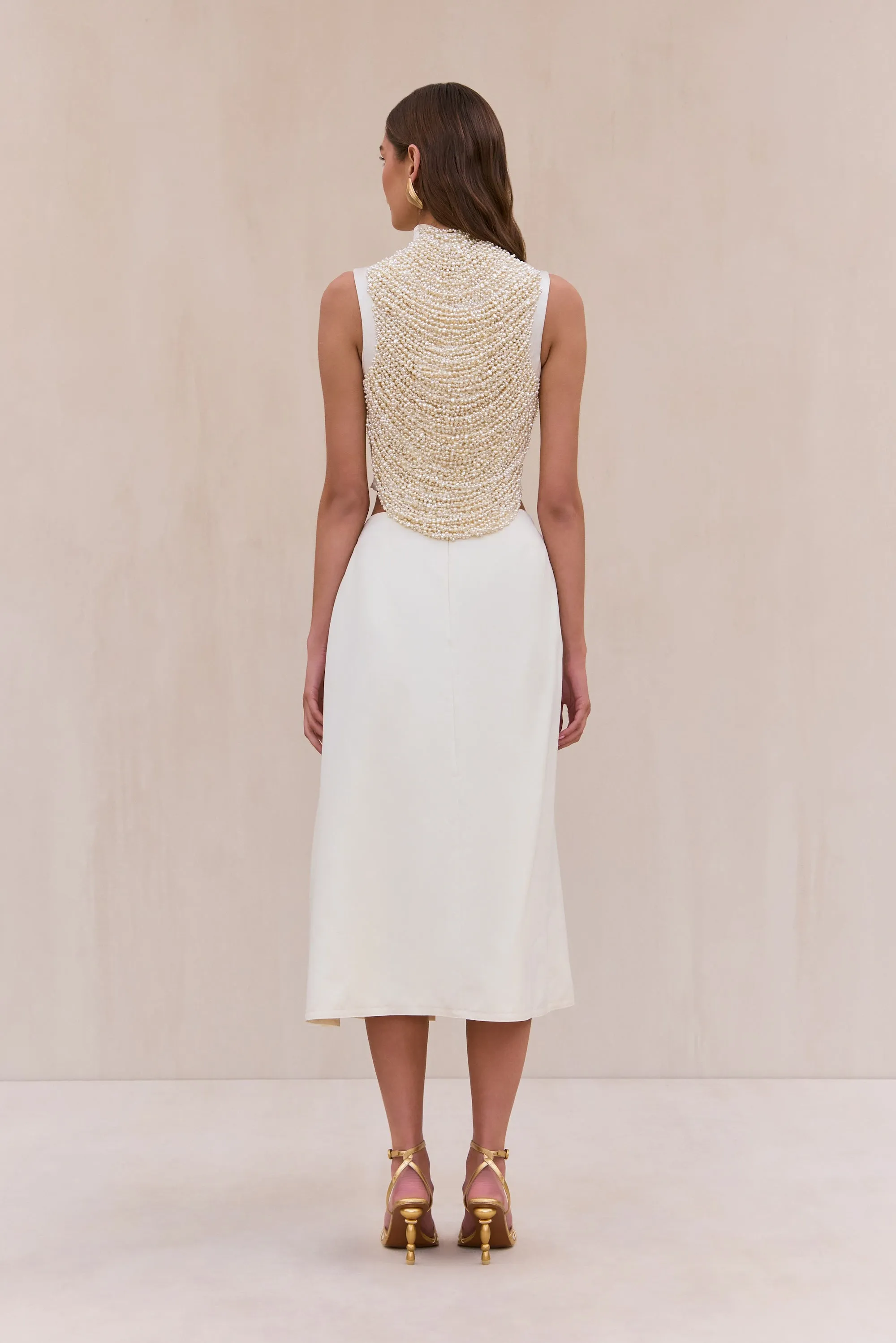 TARAJI TOP - PEARL sold by Cult Gaia product image thumbnail 5