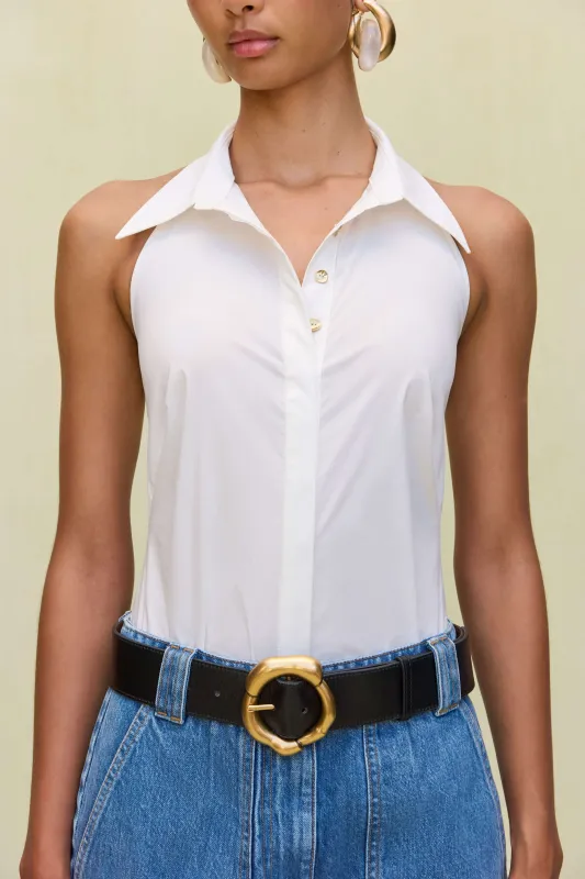 GWEN BODYSUIT - OFF WHITE sold by Cult Gaia