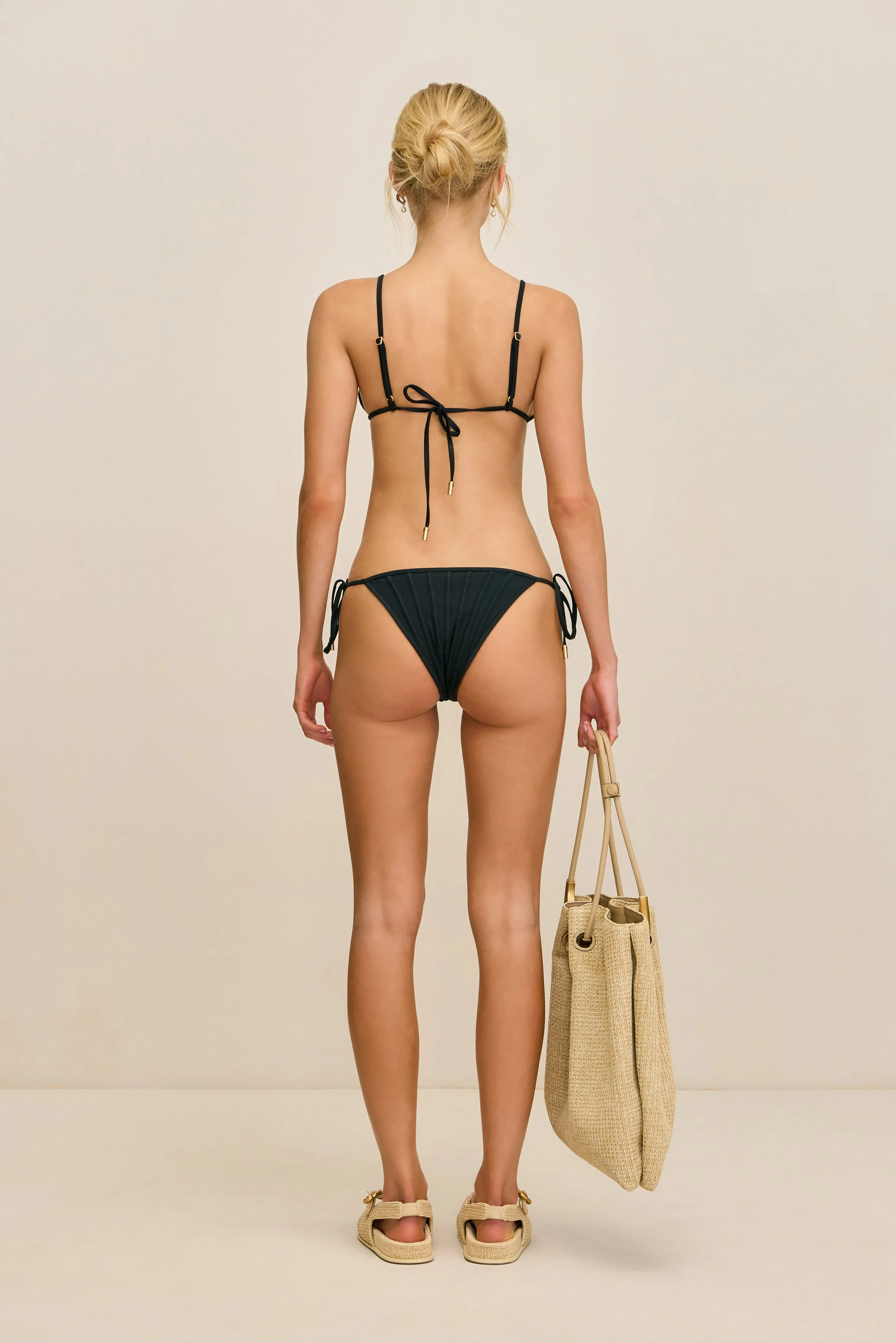 MINA BIKINI BOTTOM - BLACK sold by Cult Gaia product image thumbnail 5