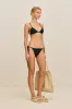 MINA BIKINI BOTTOM - BLACK sold by Cult Gaia
