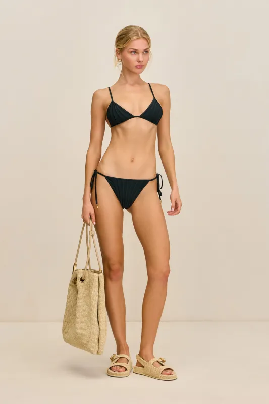MINA BIKINI BOTTOM - BLACK sold by Cult Gaia