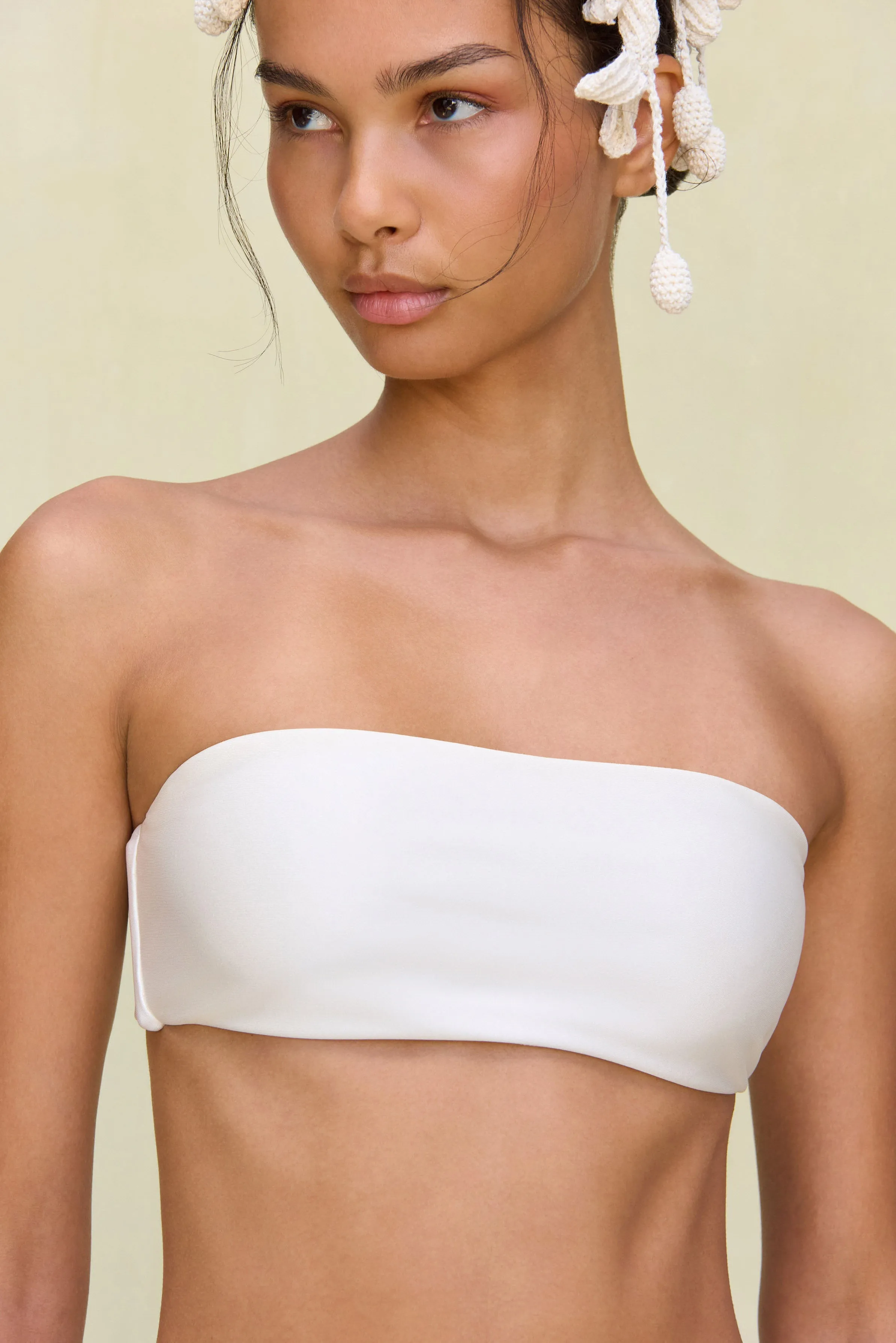 ESTRELLA BIKINI TOP - OFF WHITE sold by Cult Gaia
