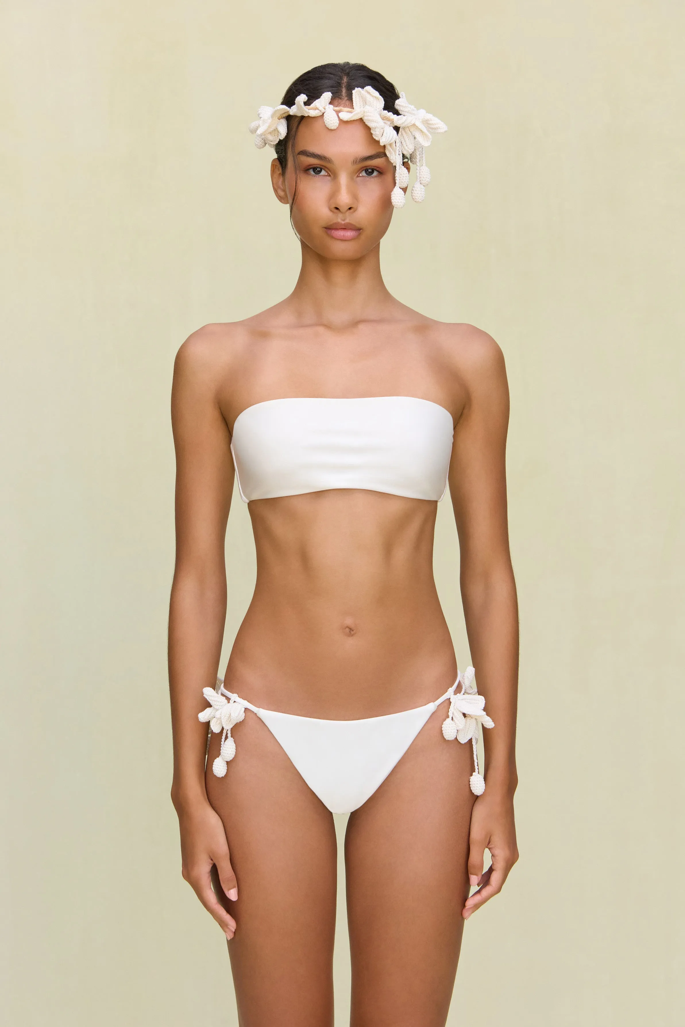 ESTRELLA BIKINI TOP - OFF WHITE sold by Cult Gaia product image thumbnail 2
