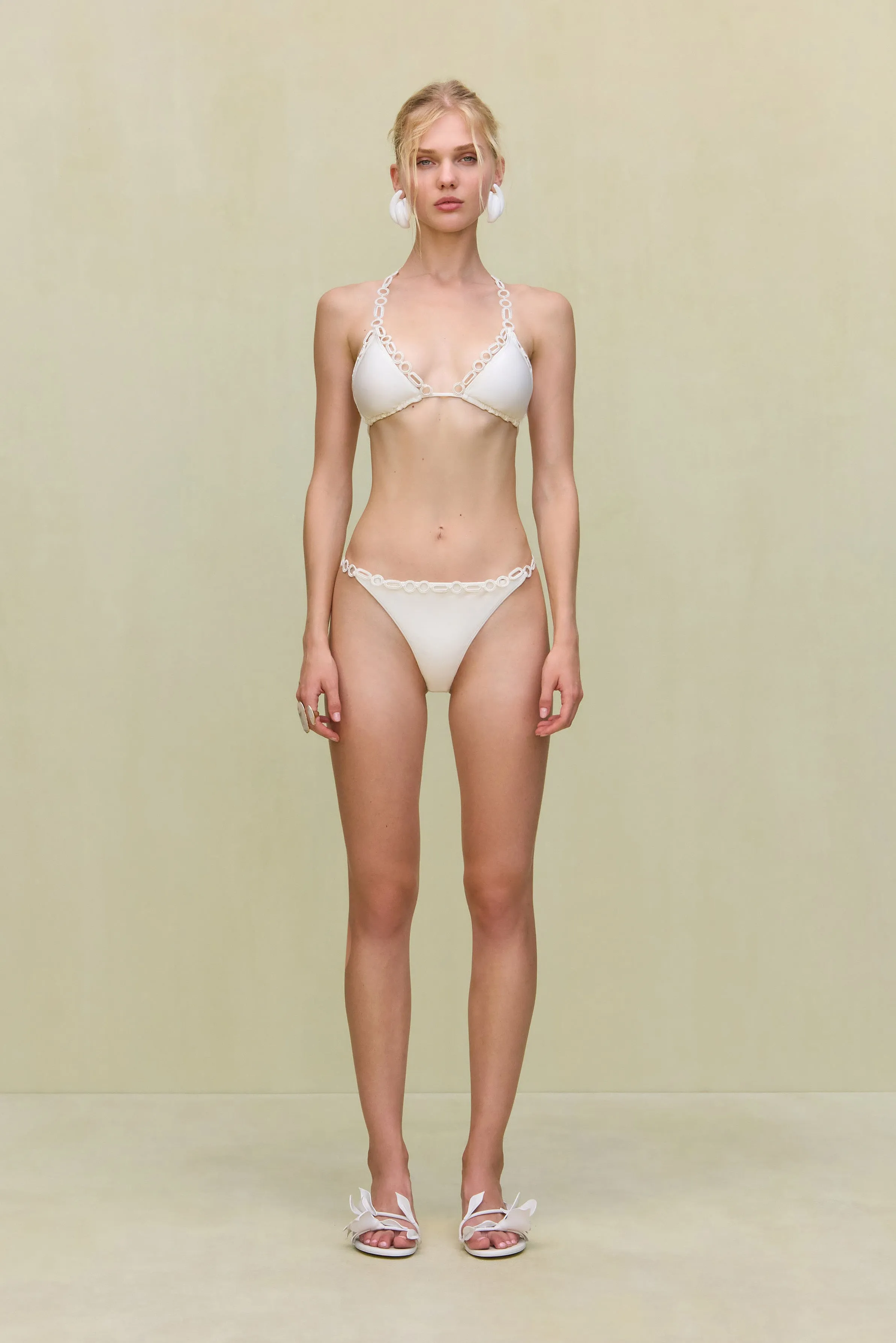 CHARLIE BIKINI BOTTOM - OFF WHITE sold by Cult Gaia