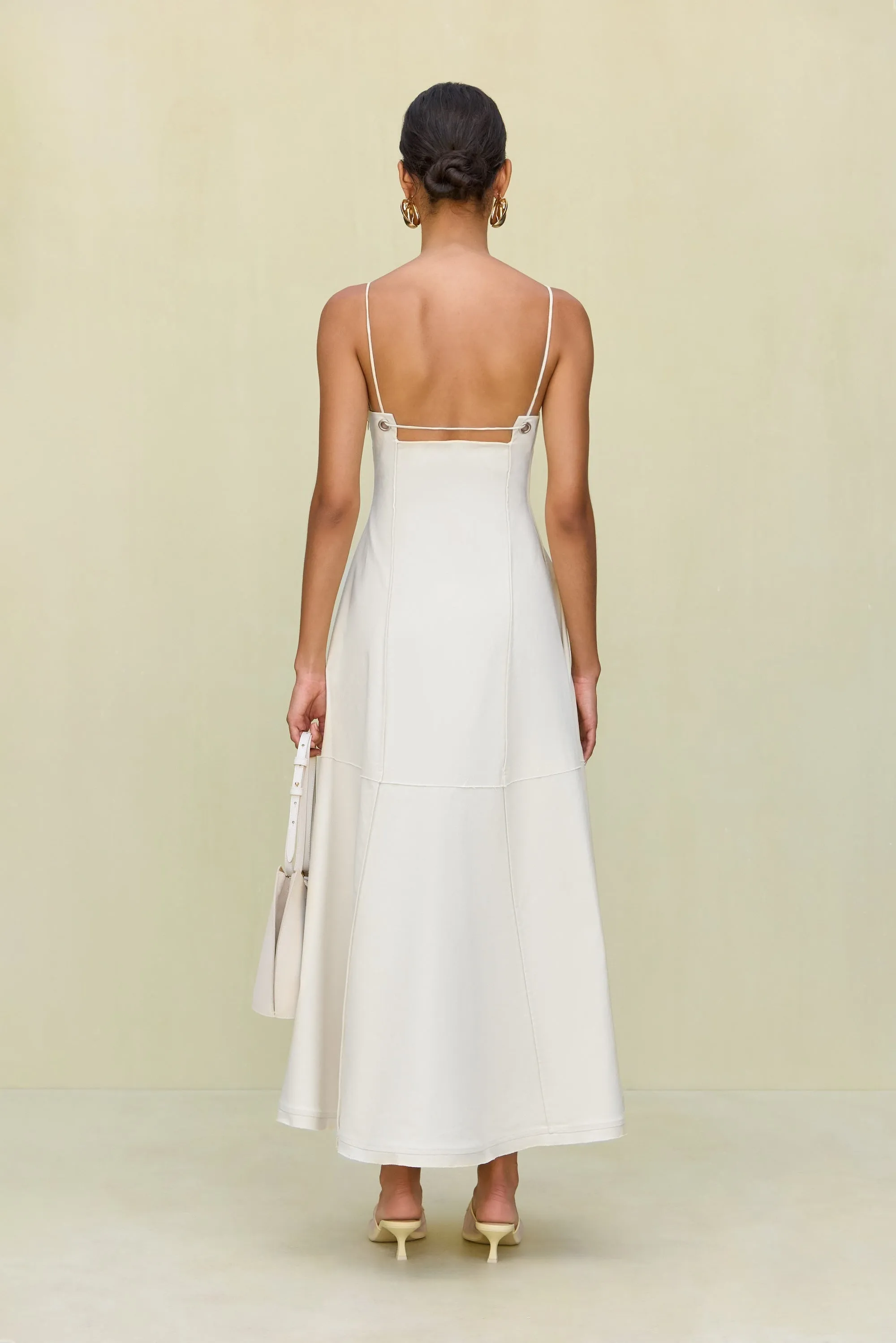 MAKA DRESS - OFF WHITE sold by Cult Gaia product image thumbnail 5