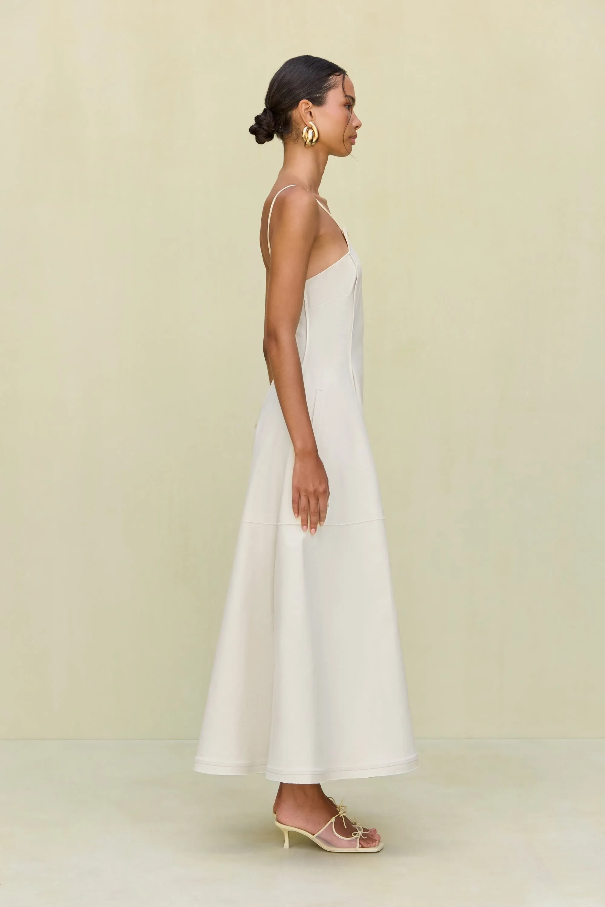 MAKA DRESS - OFF WHITE sold by Cult Gaia product image thumbnail 4