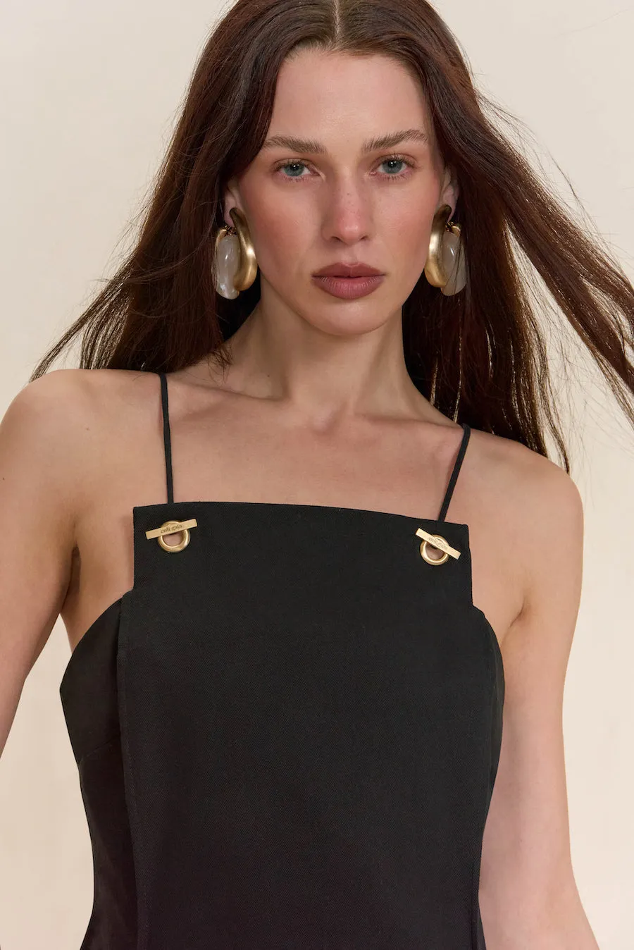 MAKA DRESS - BLACK sold by Cult Gaia product image thumbnail 3