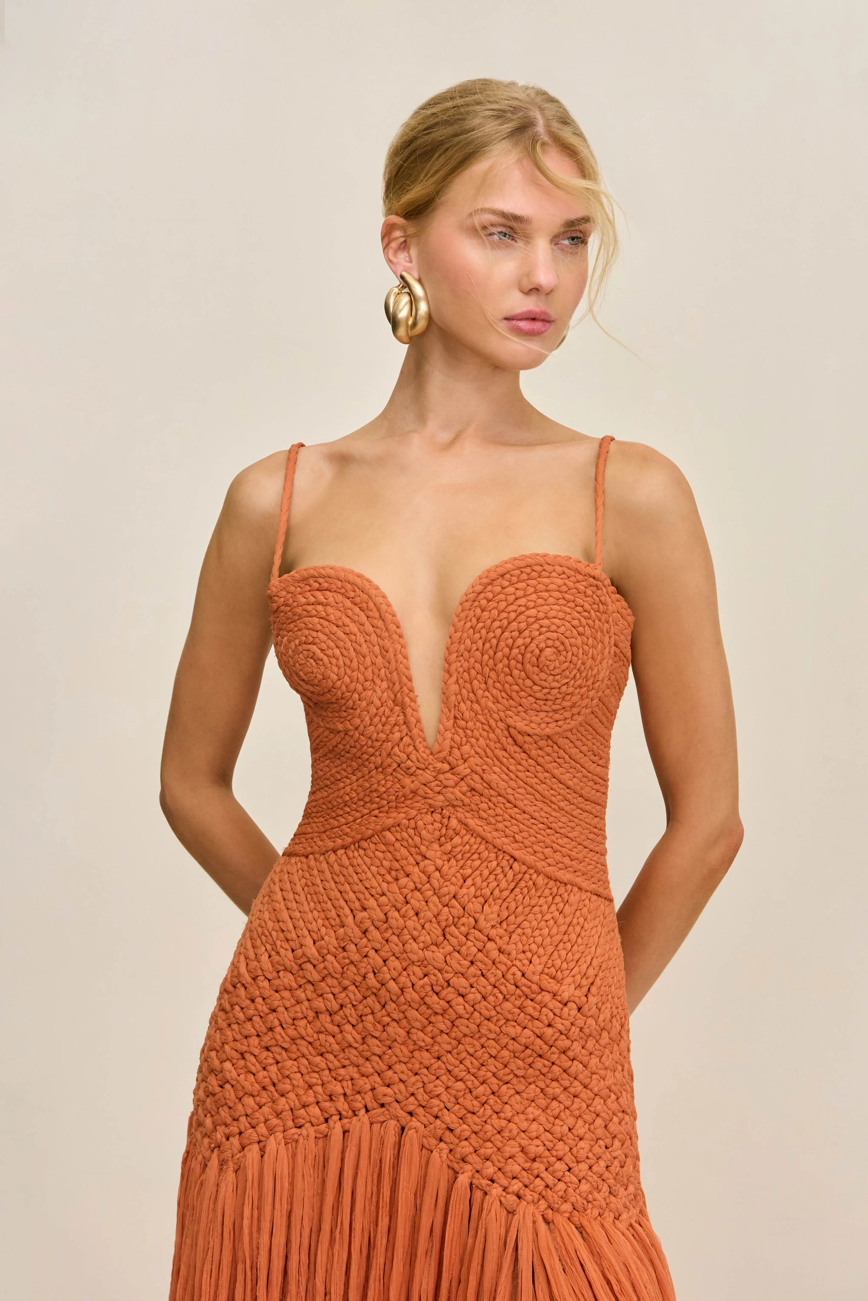 BLYTHE DRESS - CORALLO sold by Cult Gaia product image thumbnail 2