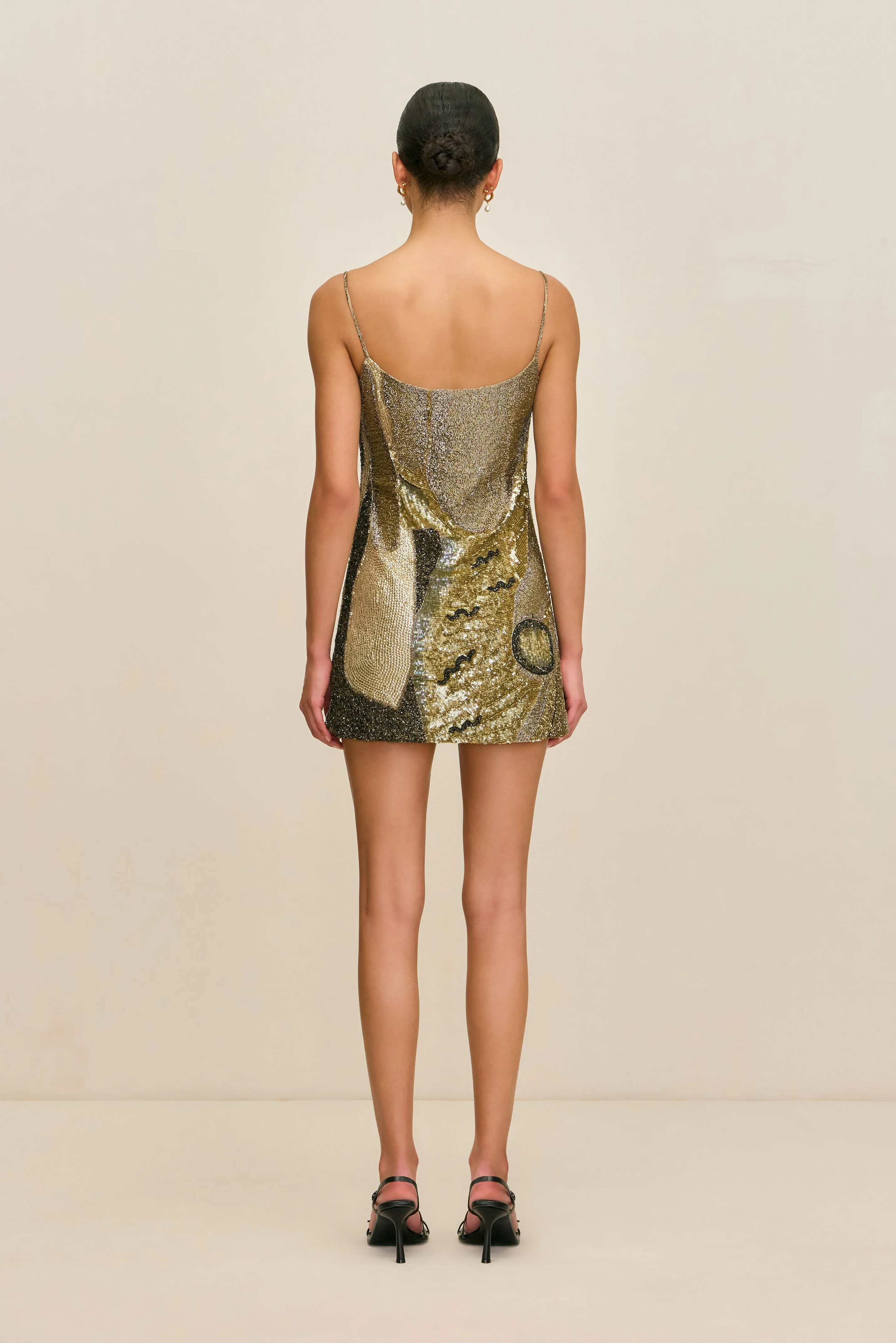 BEBE DRESS - PORTRAIT MULTI sold by Cult Gaia product image thumbnail 5