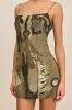 BEBE DRESS - PORTRAIT MULTI sold by Cult Gaia