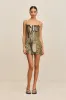 BEBE DRESS - PORTRAIT MULTI sold by Cult Gaia