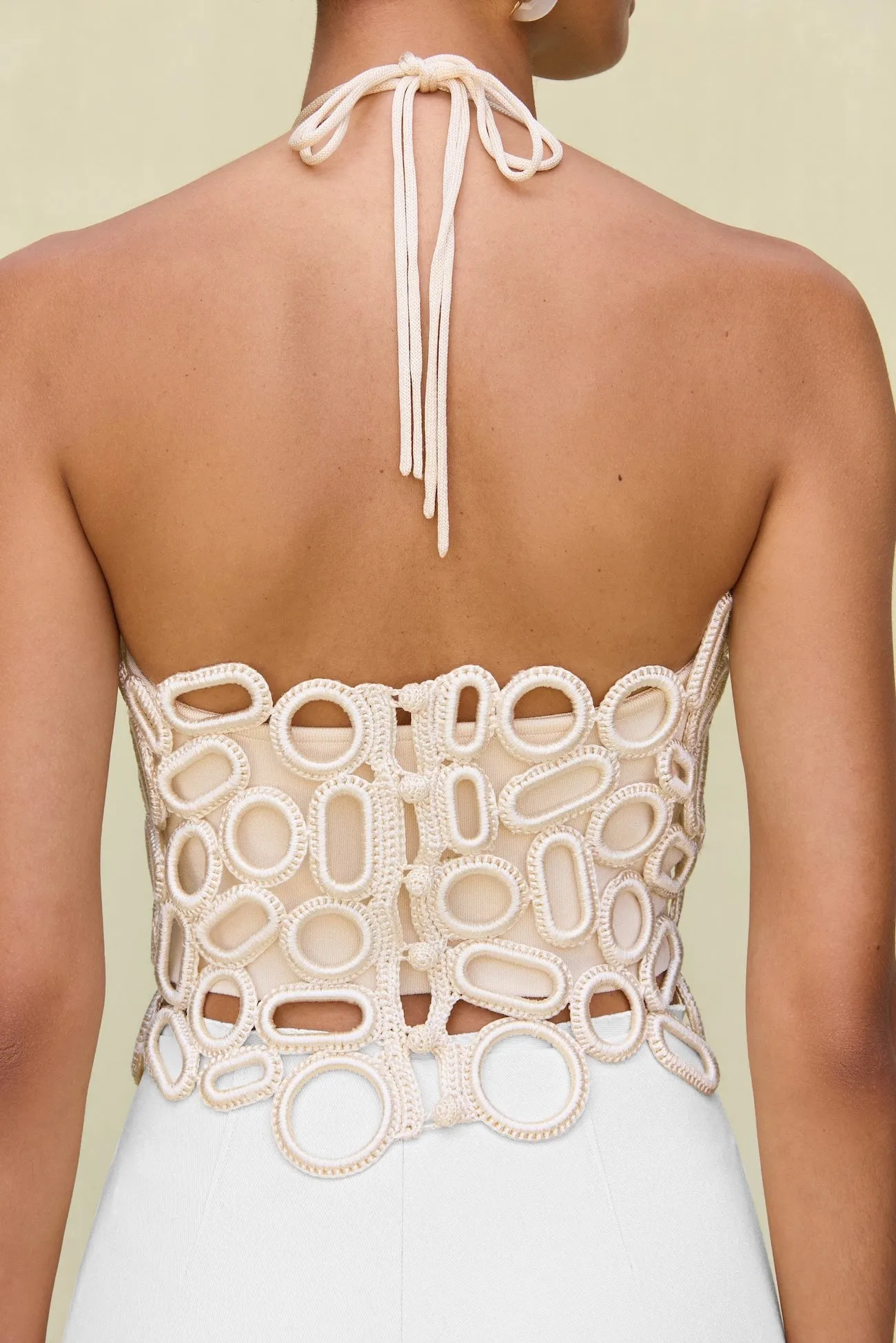 AMIR KNIT TOP - OFF WHITE sold by Cult Gaia product image thumbnail 2