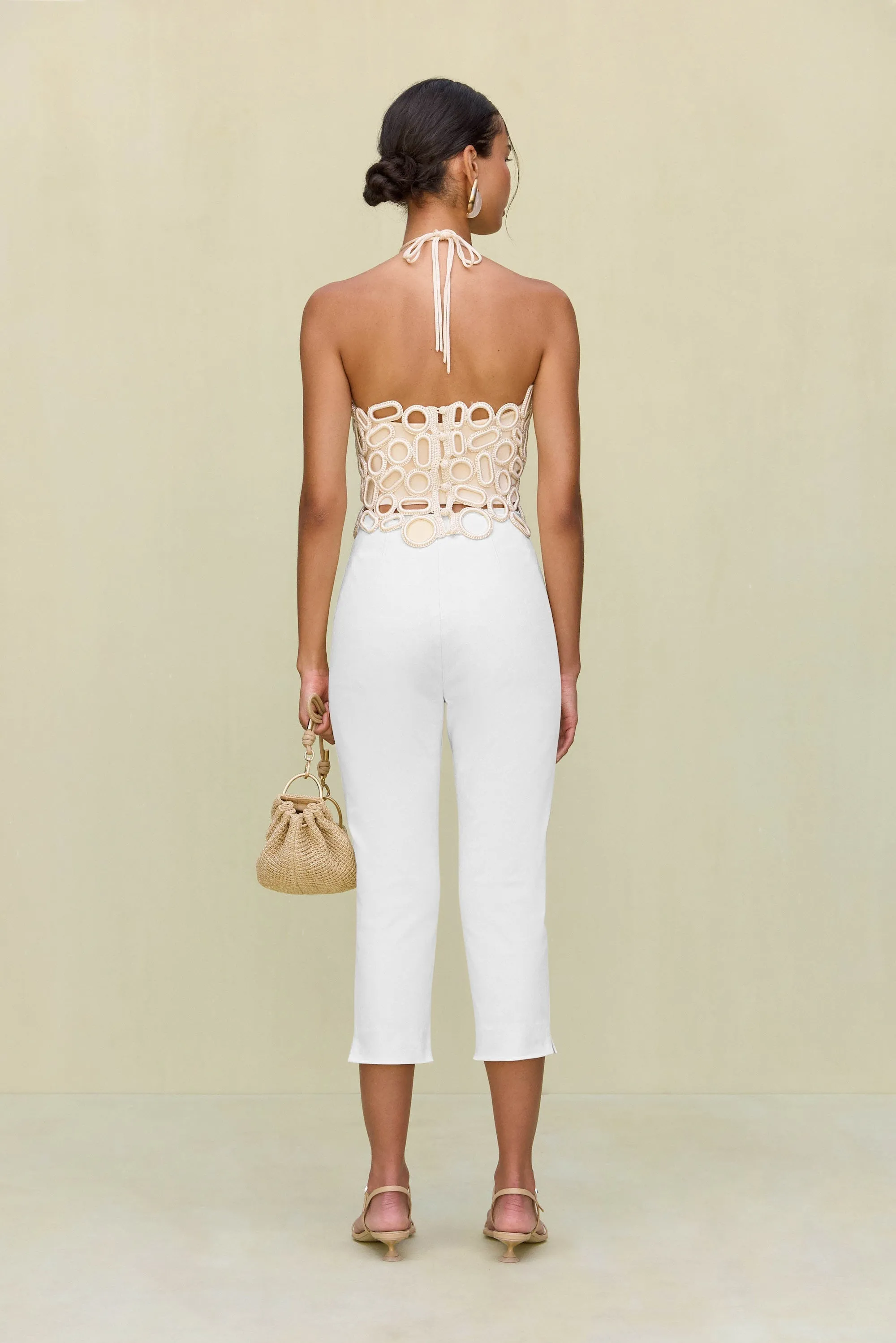 AMIR KNIT TOP - OFF WHITE sold by Cult Gaia product image thumbnail 5