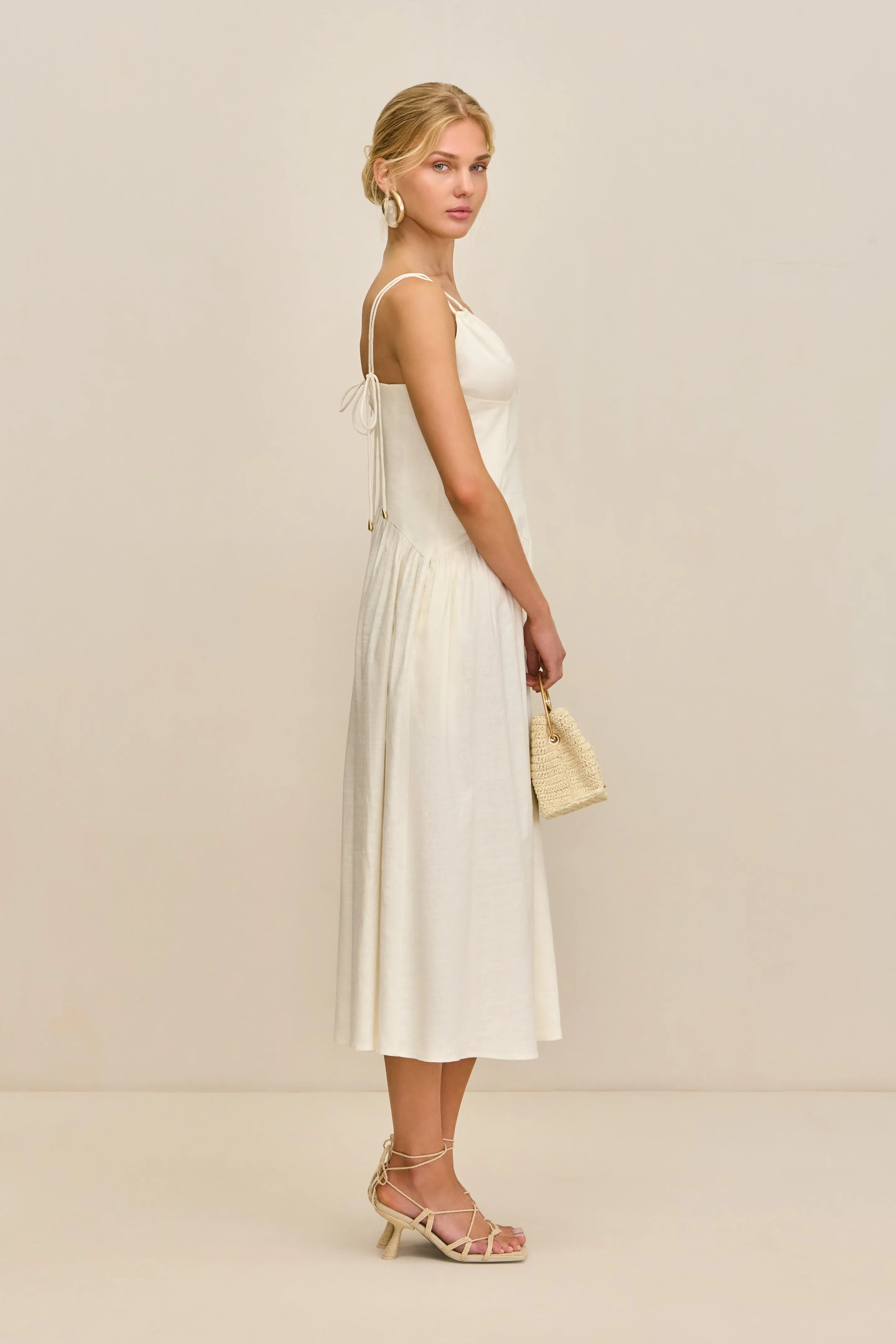 DARCEY DRESS - OFF WHITE sold by Cult Gaia product image thumbnail 3