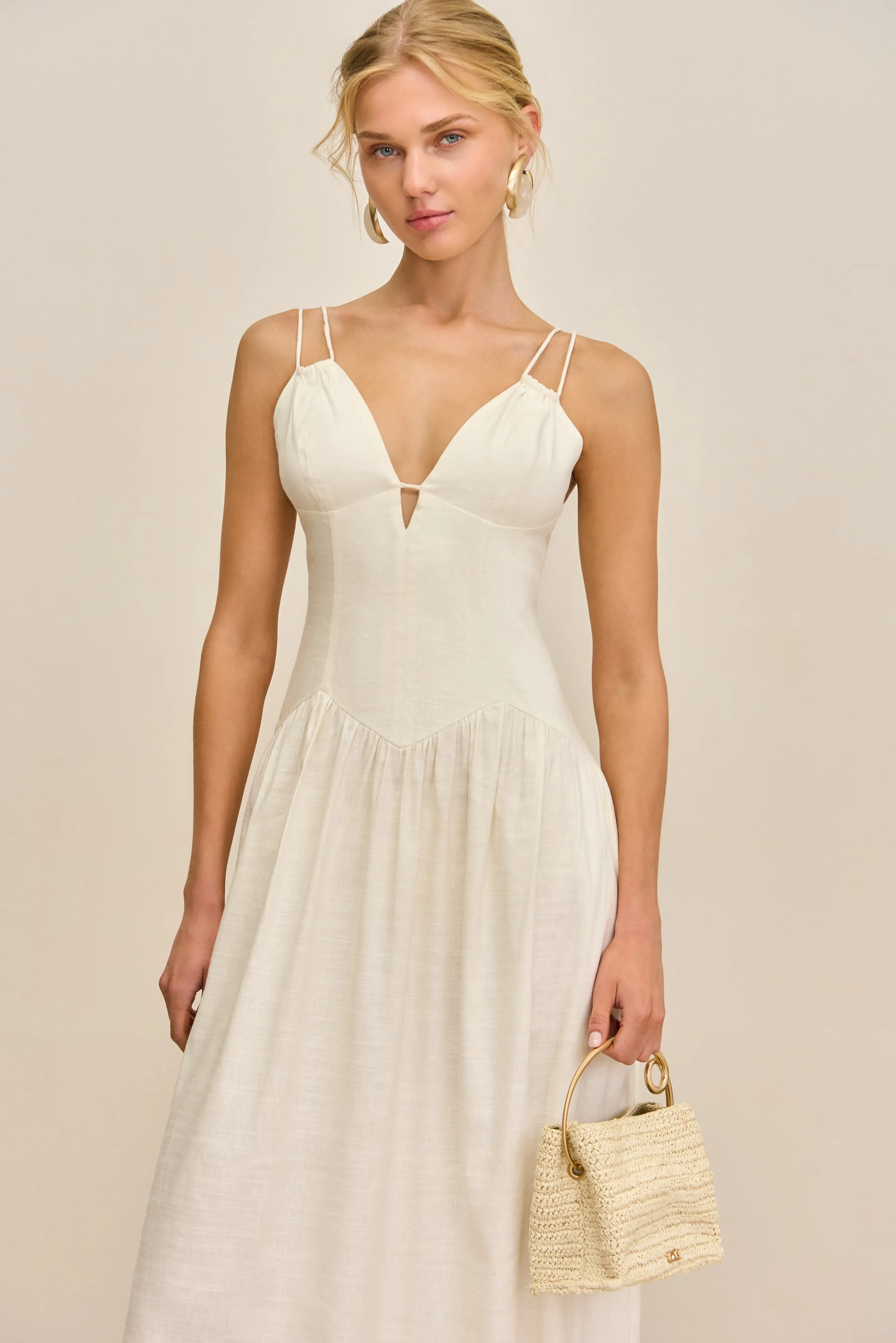 DARCEY DRESS - OFF WHITE sold by Cult Gaia product image thumbnail 4