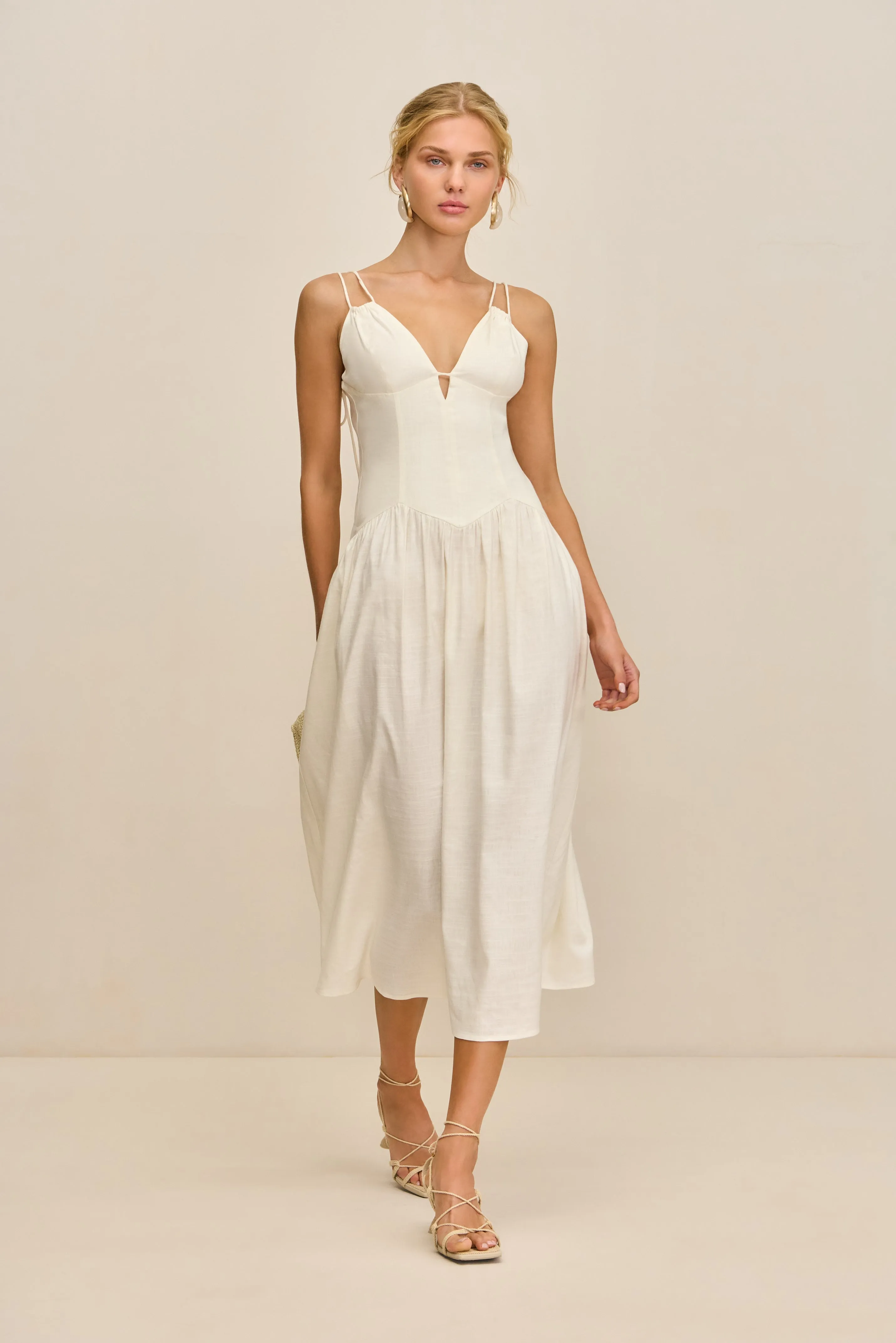 DARCEY DRESS - OFF WHITE sold by Cult Gaia product image thumbnail 5