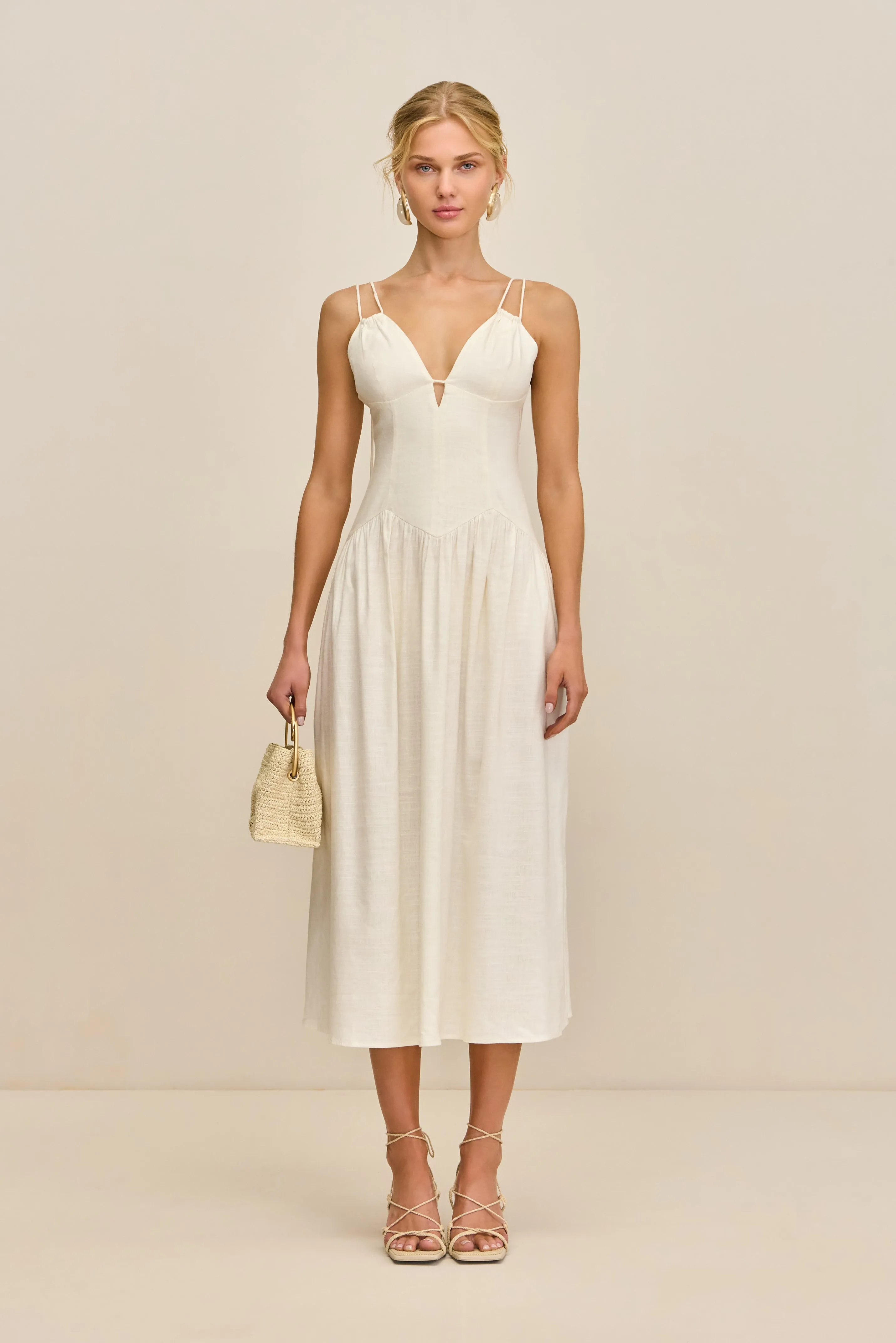 DARCEY DRESS - OFF WHITE sold by Cult Gaia