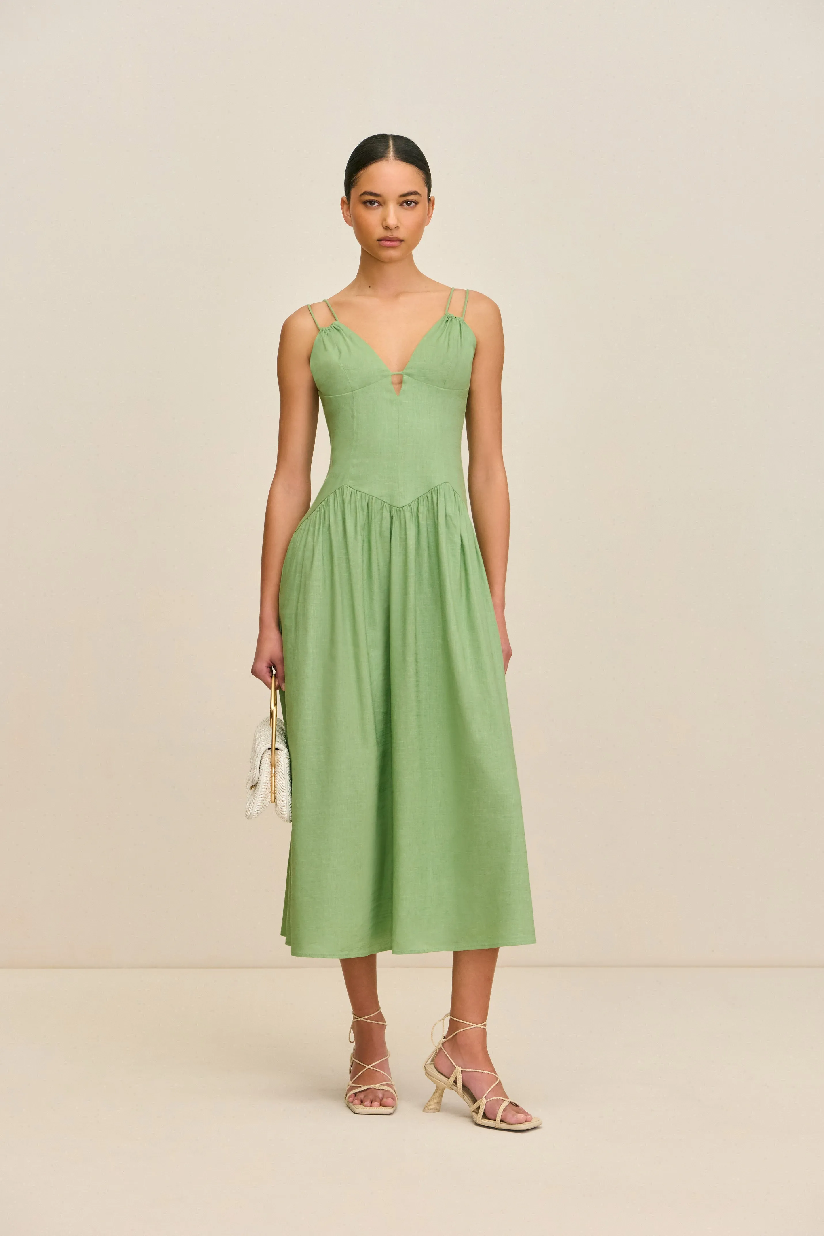 DARCEY DRESS - CALLA LILLY sold by Cult Gaia