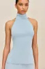 WAKE KNIT TOP - COASTAL sold by Cult Gaia