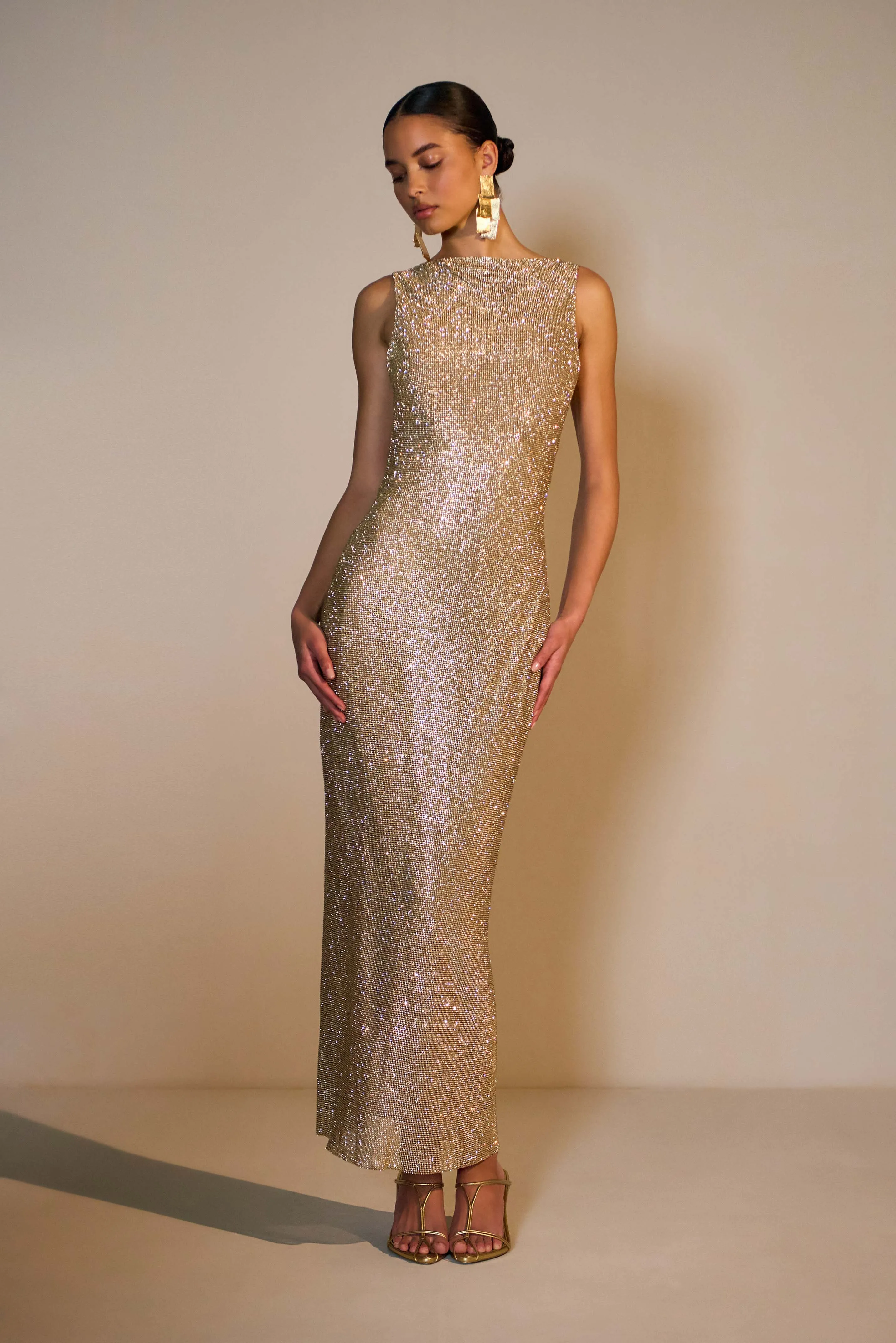 LAYKIN GOWN - SAND DOLLAR sold by Cult Gaia product image thumbnail 5