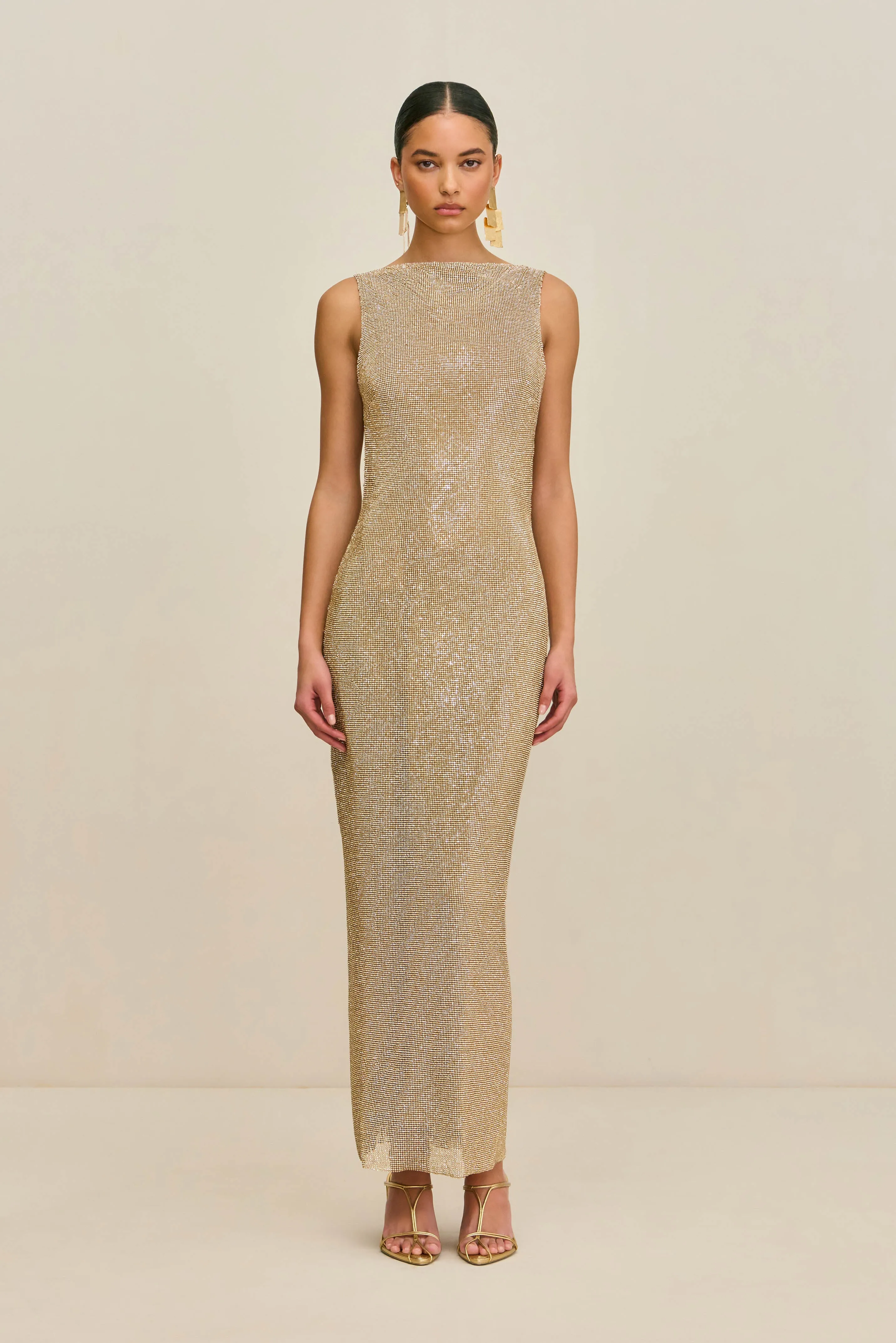 LAYKIN GOWN - SAND DOLLAR sold by Cult Gaia product image thumbnail 3