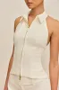 JILL TOP - OFF WHITE sold by Cult Gaia