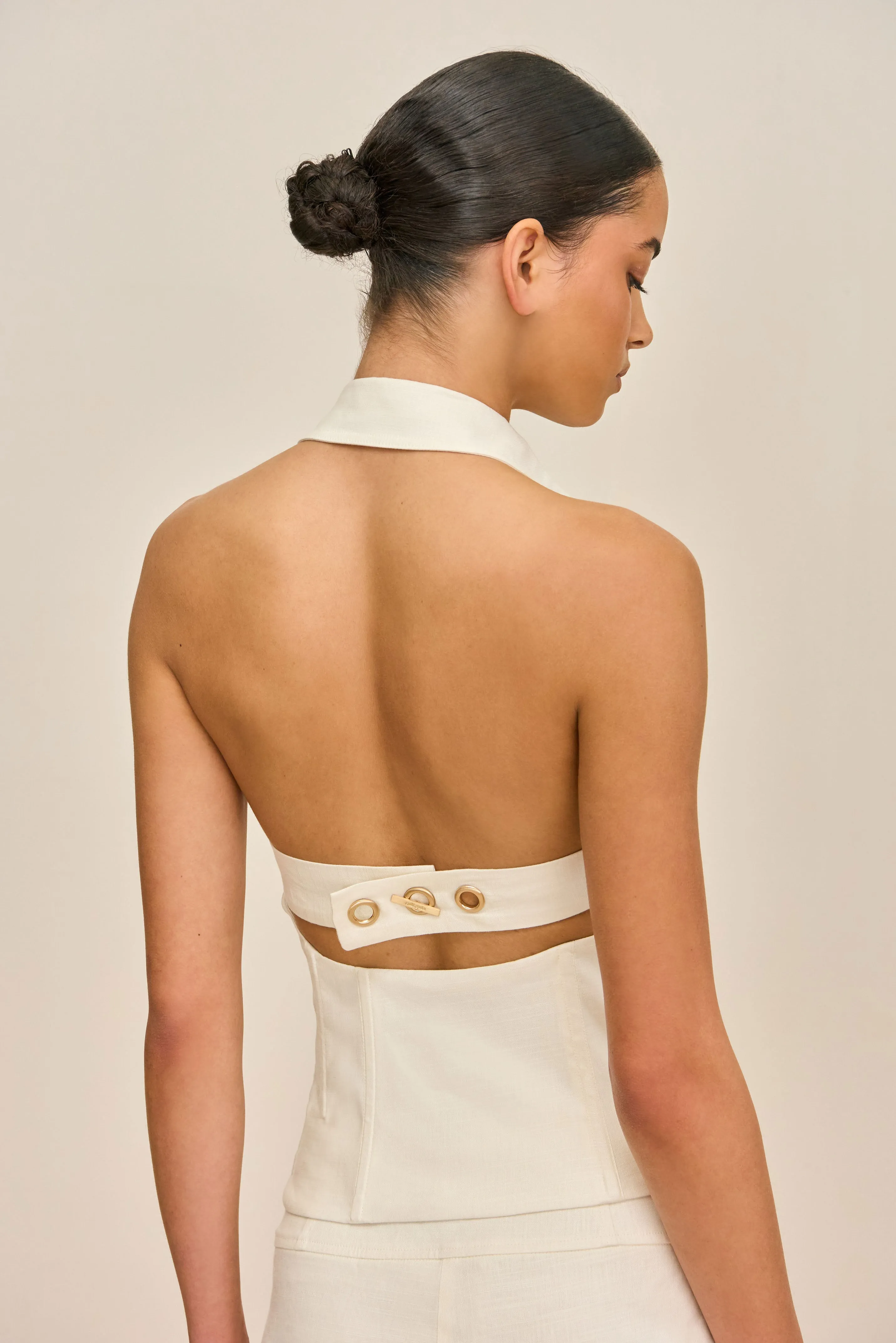 JILL TOP - OFF WHITE sold by Cult Gaia product image thumbnail 2
