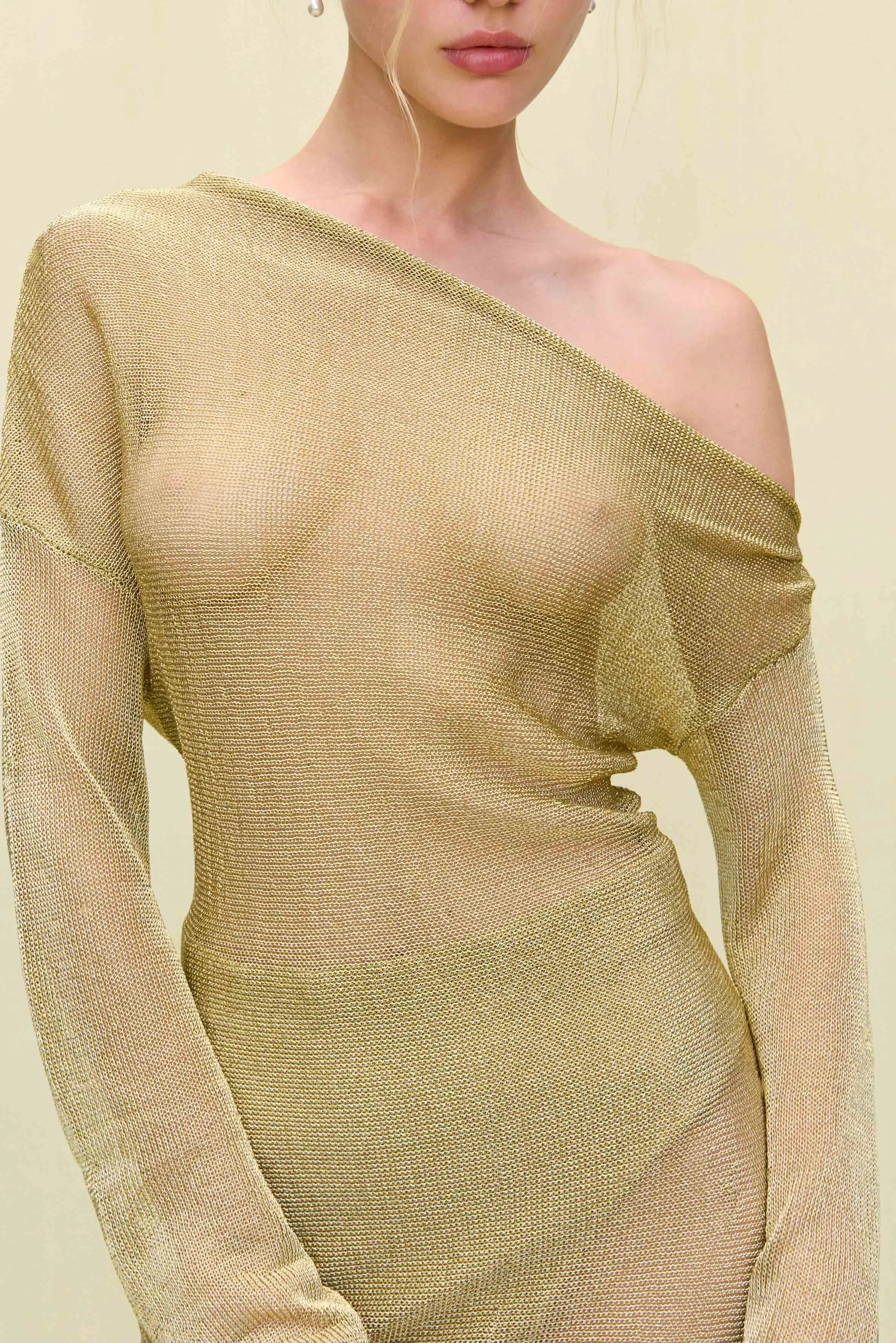 GAINES BIKINI BOTTOM - GOLD sold by Cult Gaia product image thumbnail 3