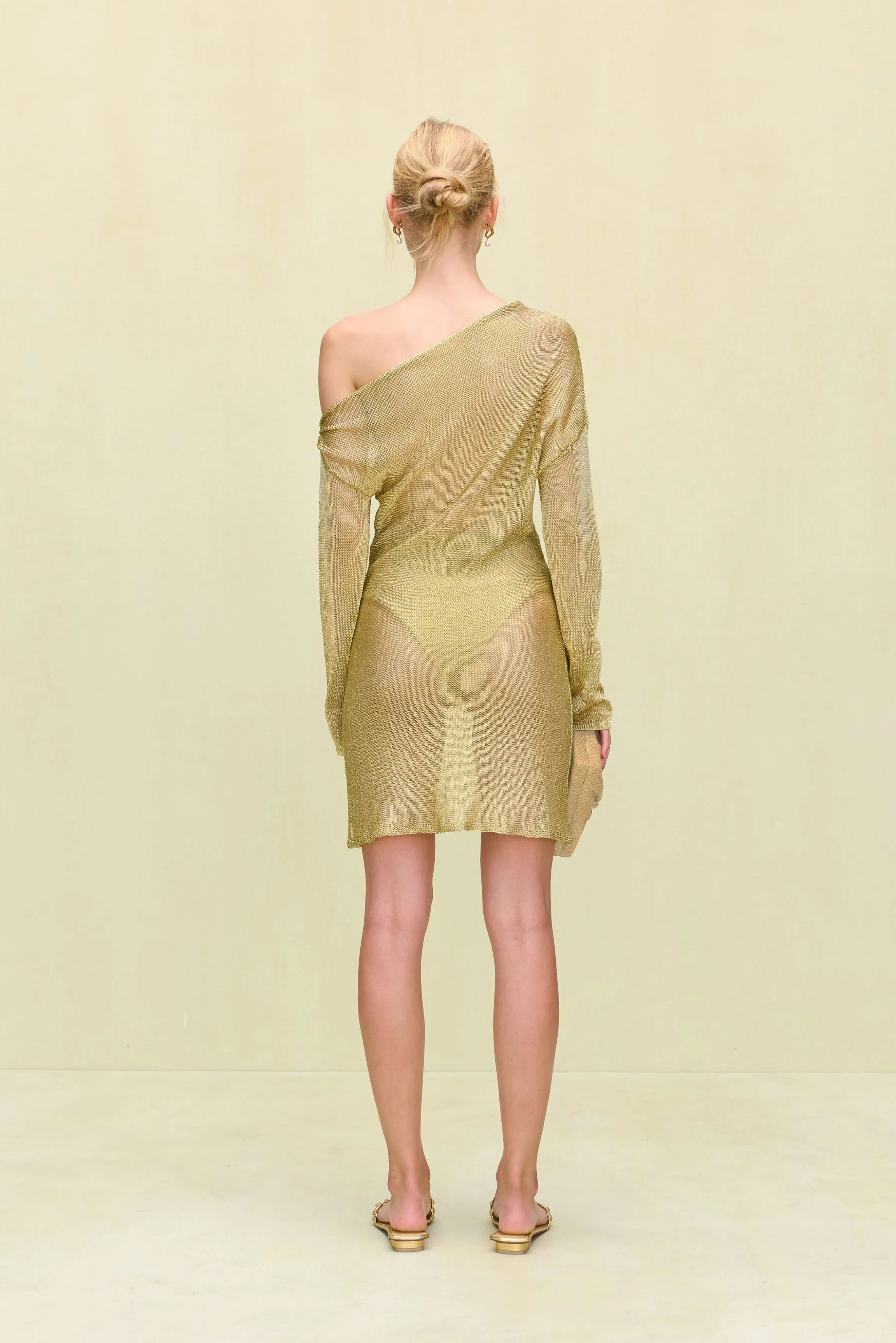 GAINES BIKINI BOTTOM - GOLD sold by Cult Gaia product image thumbnail 5