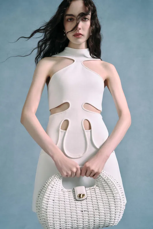 LILLIE KNIT DRESS - OFF WHITE sold by Cult Gaia