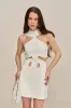 LILLIE KNIT DRESS - OFF WHITE sold by Cult Gaia