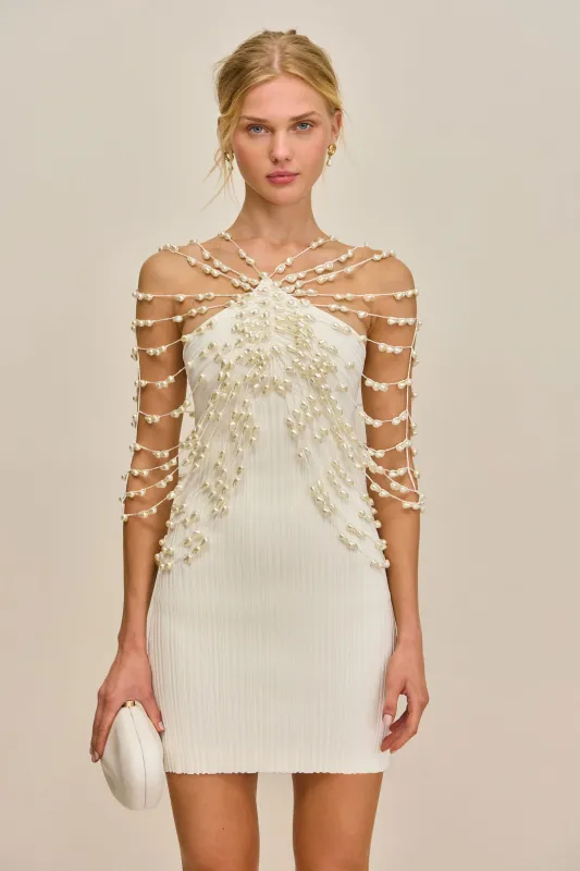 OLIVIANA KNIT DRESS - OFF WHITE sold by Cult Gaia