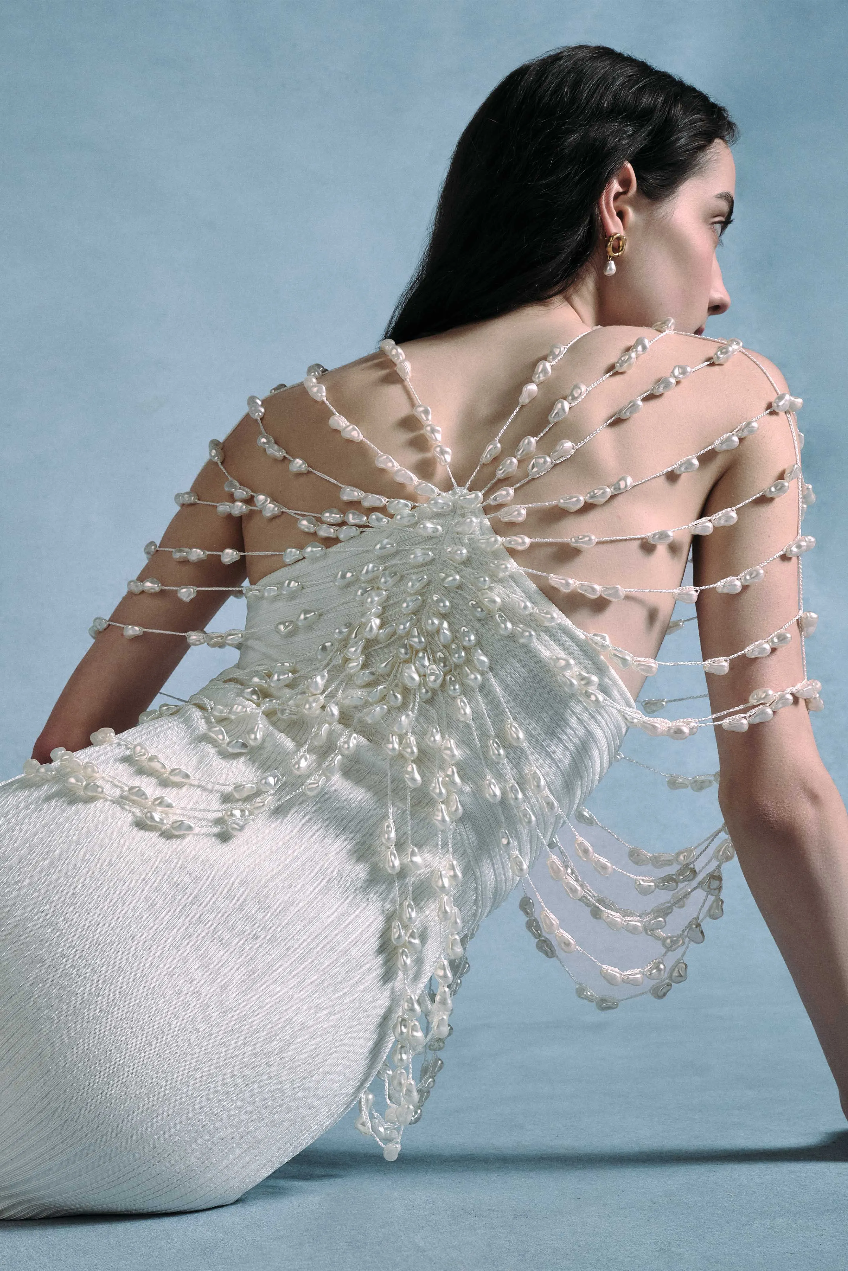 OLIVIANA KNIT DRESS - OFF WHITE sold by Cult Gaia product image thumbnail 2