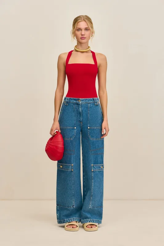 WYNN PANT - STONE WASH sold by Cult Gaia