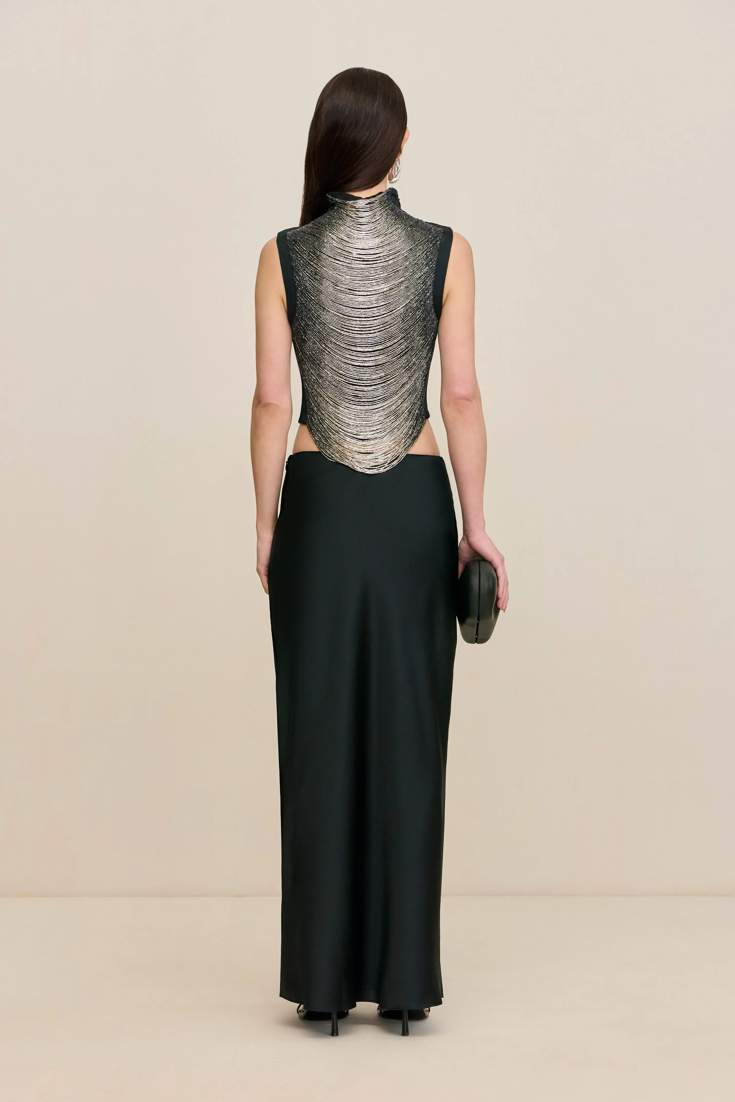 CHANTEL SKIRT - BLACK sold by Cult Gaia product image thumbnail 5