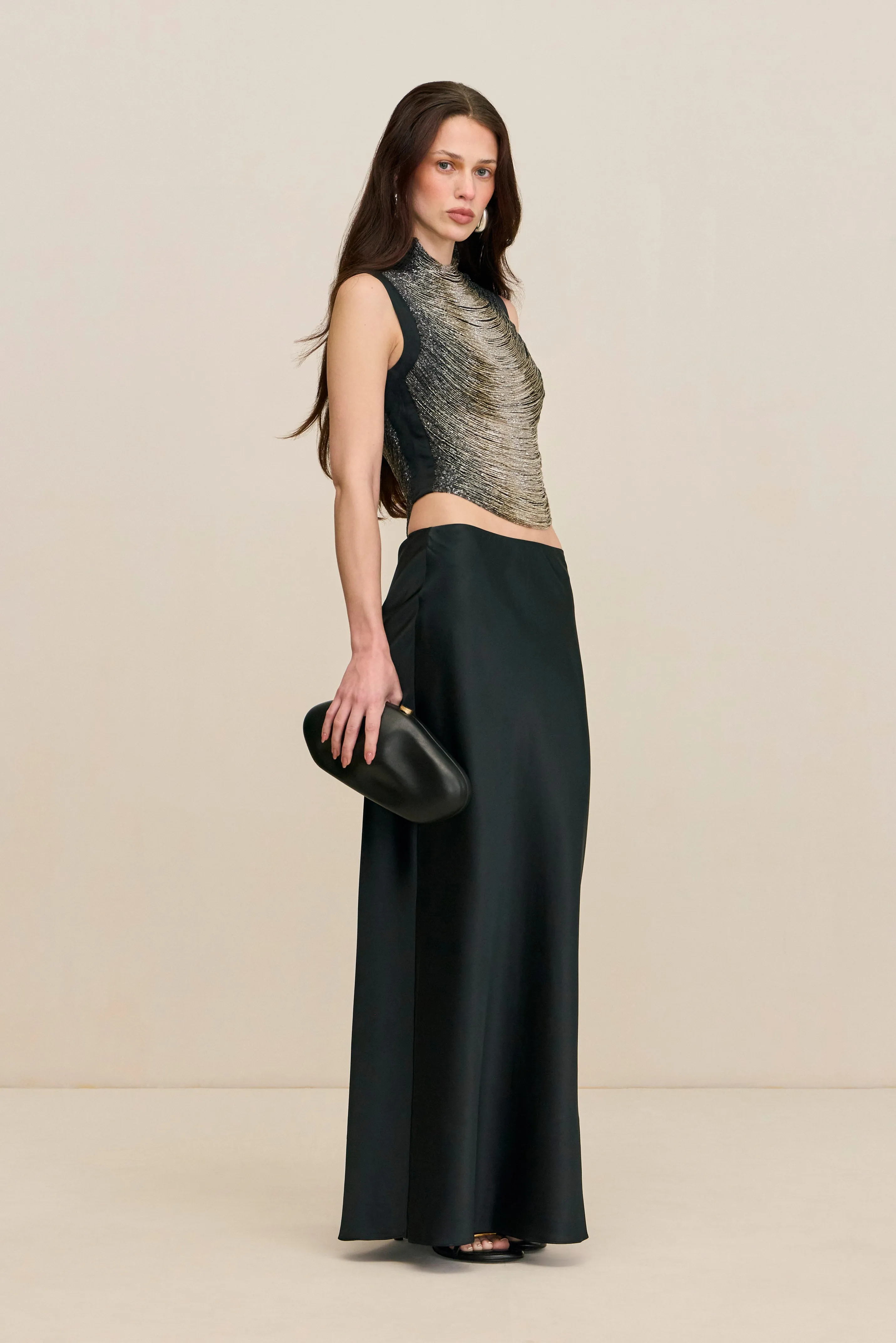 CHANTEL SKIRT - BLACK sold by Cult Gaia product image thumbnail 4