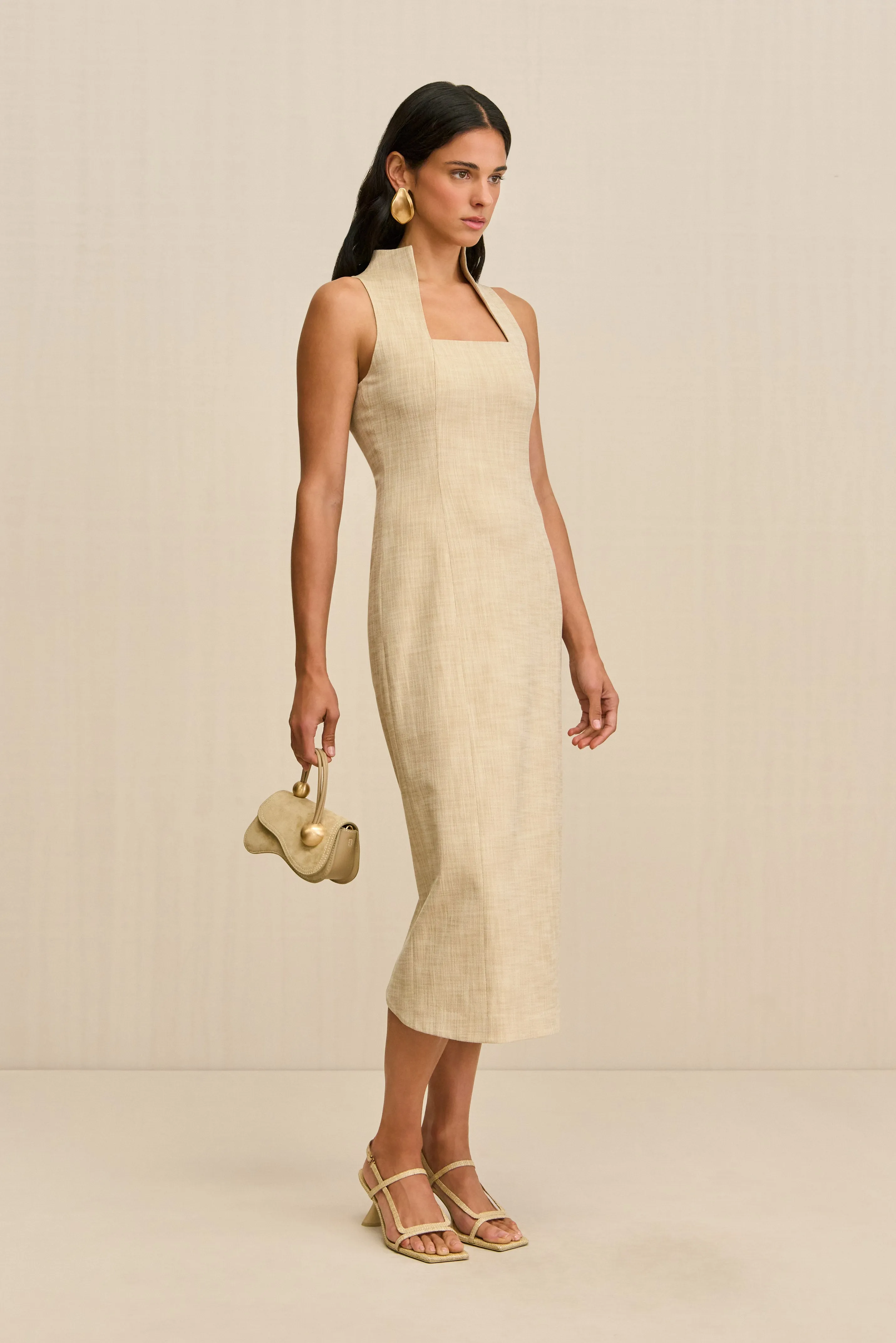 RITA DRESS - ECRU sold by Cult Gaia product image thumbnail 2