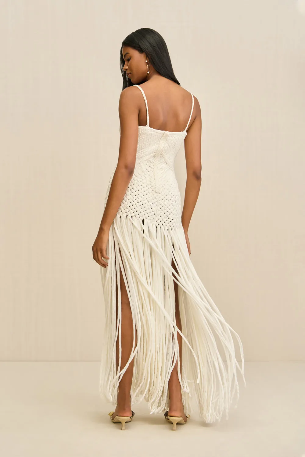 BLYTHE DRESS - OFF WHITE sold by Cult Gaia product image thumbnail 4