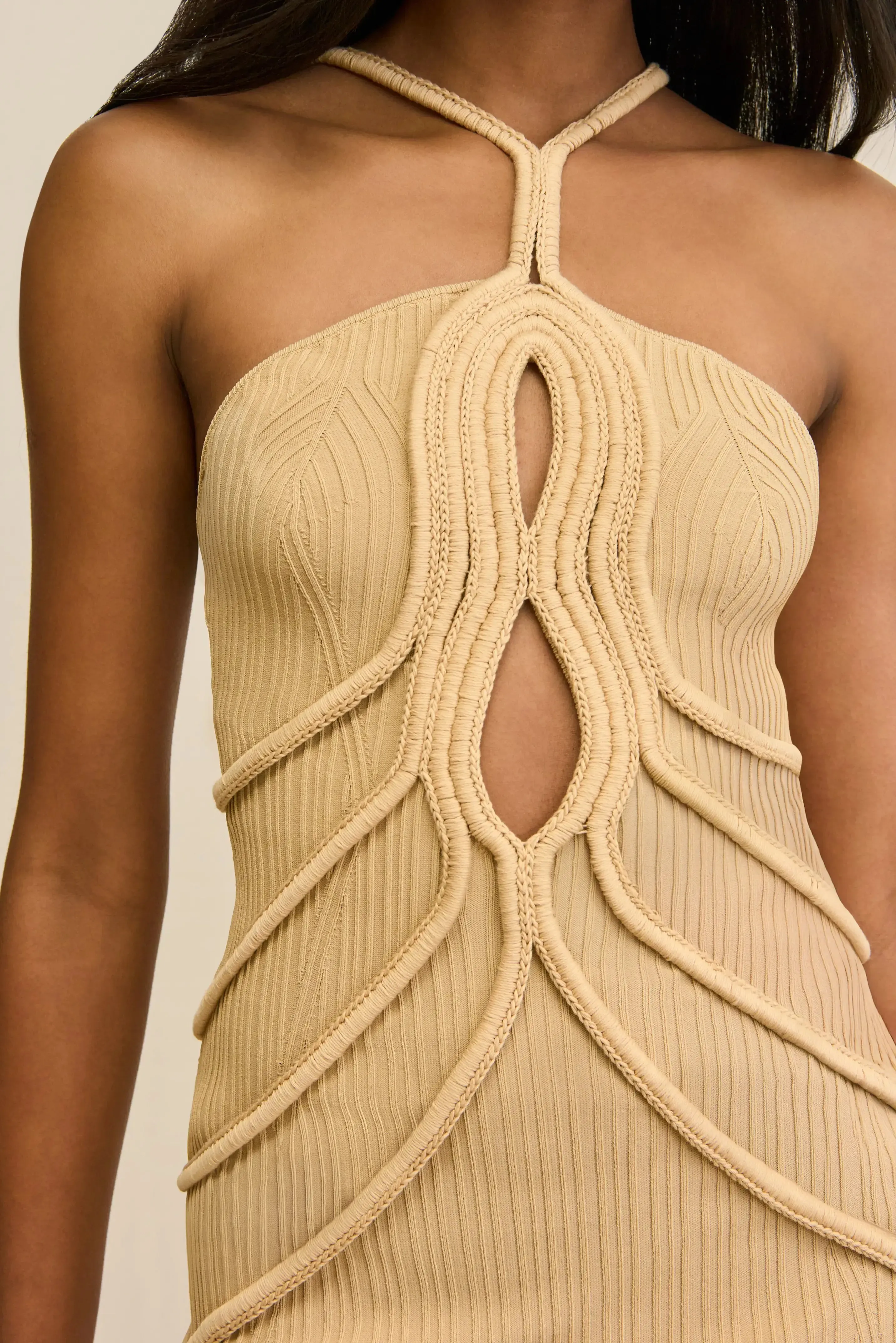AVERY KNIT DRESS - SAND sold by Cult Gaia product image thumbnail 2