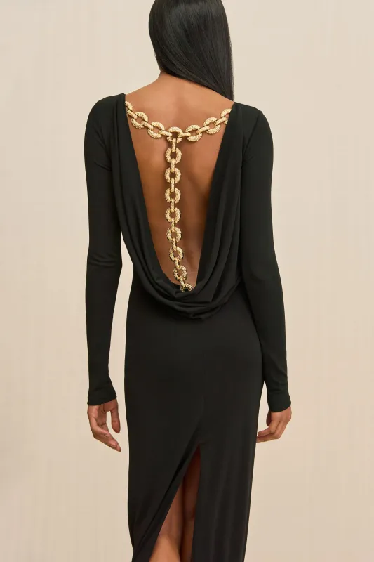 ROZALIA GOWN - BLACK sold by Cult Gaia