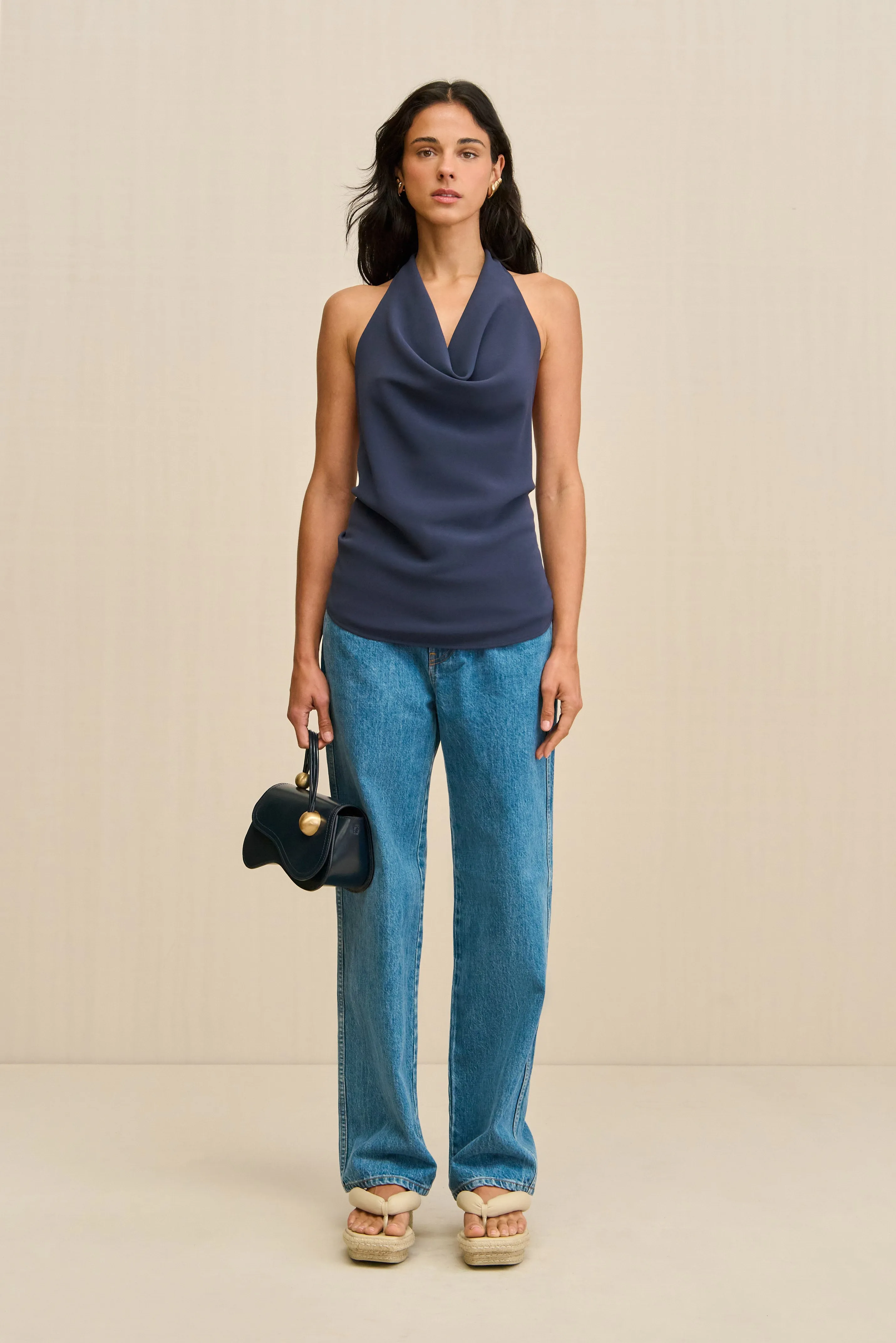 AUGUSTA TOP - DEEP LAKE sold by Cult Gaia product image thumbnail 3