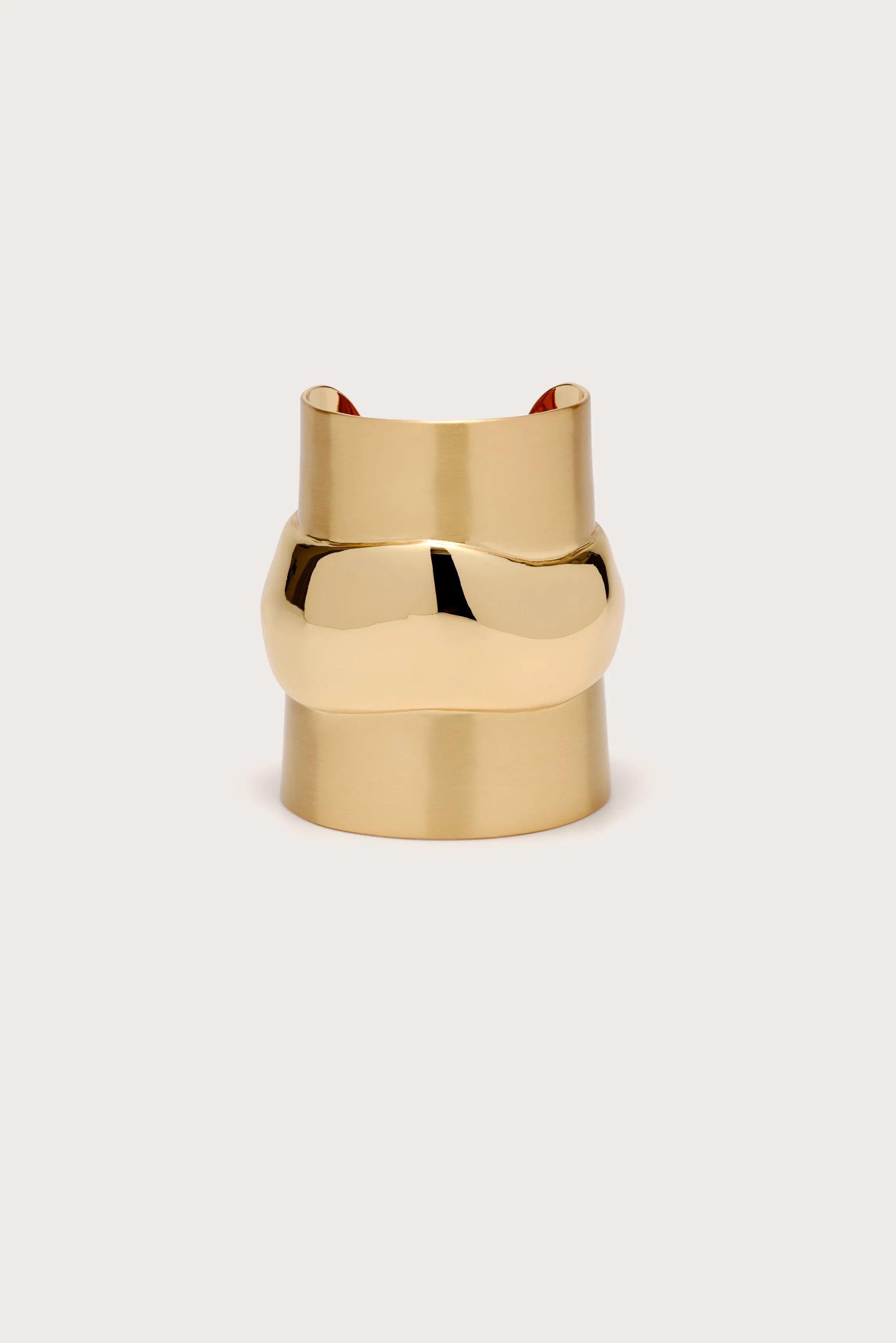 BAMBU HAND CUFF - BRUSHED BRASS sold by Cult Gaia