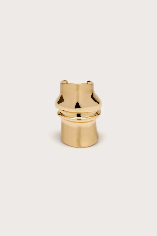 BAMBU RING - BRUSHED BRASS sold by Cult Gaia