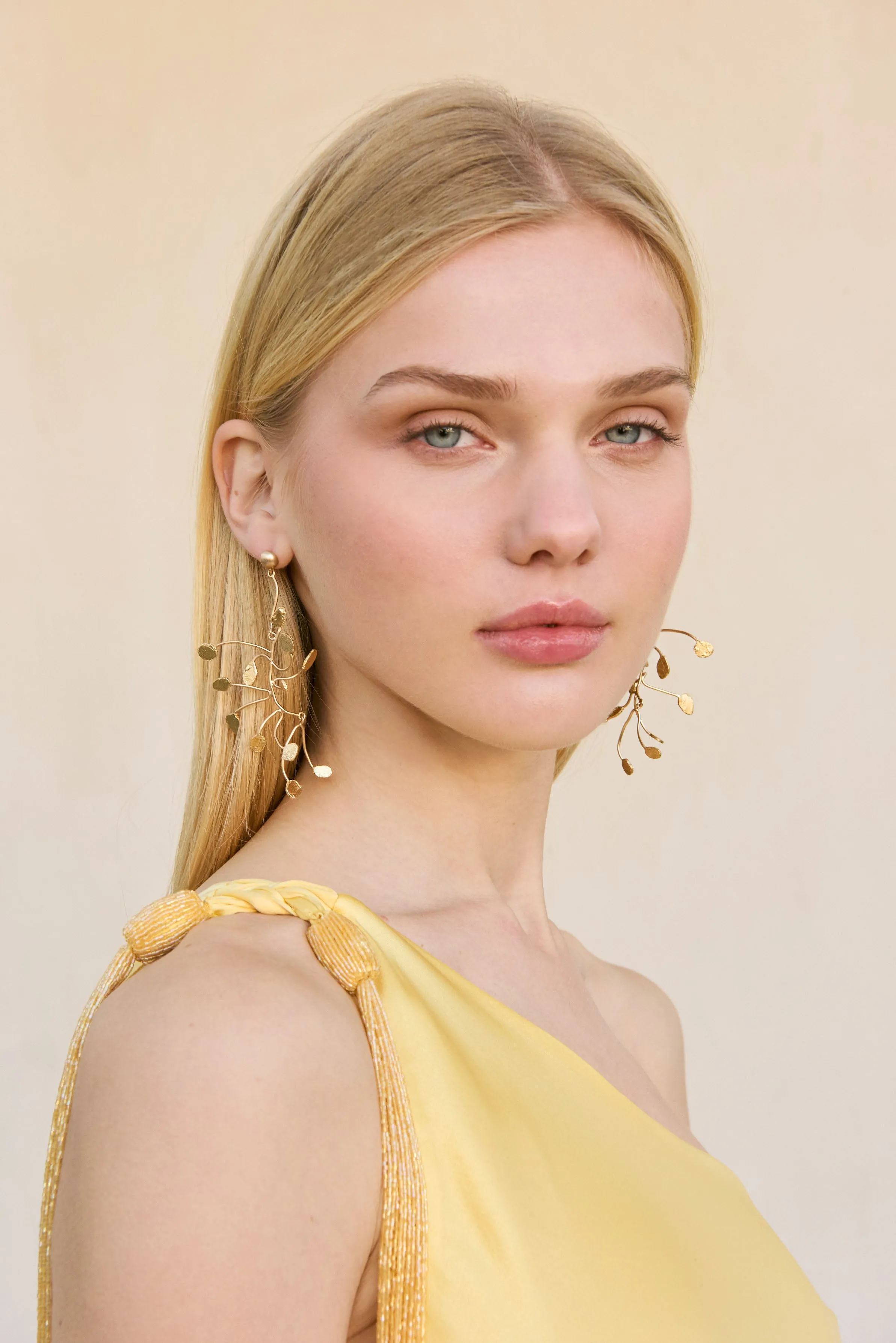 ILARIA EARRING - GOLD FOILED sold by Cult Gaia product image thumbnail 2