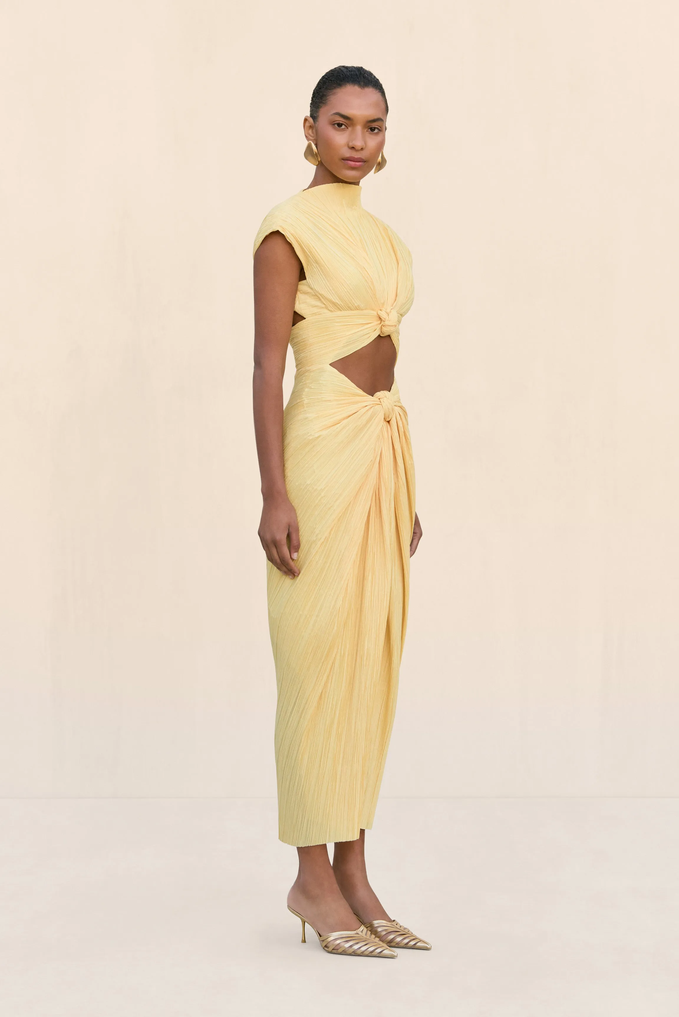 INAYA DRESS - DAFFODIL sold by Cult Gaia product image thumbnail 4