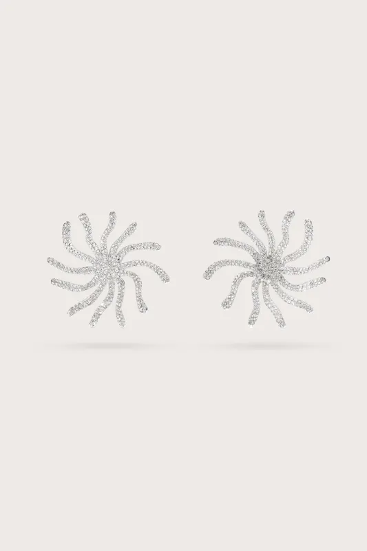 NIS EARRING - CLEAR PAVE sold by Cult Gaia