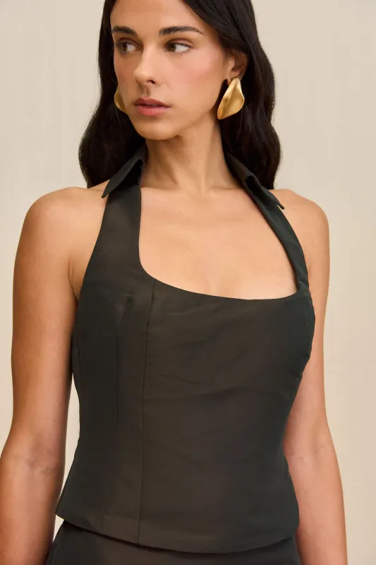 TARINI TOP - DARK JAVA sold by Cult Gaia