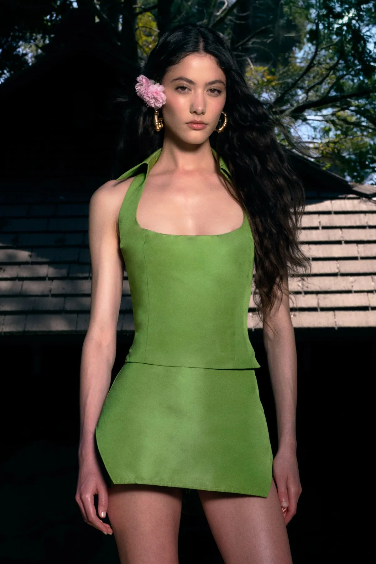 TARINI TOP - PISTACHIO sold by Cult Gaia