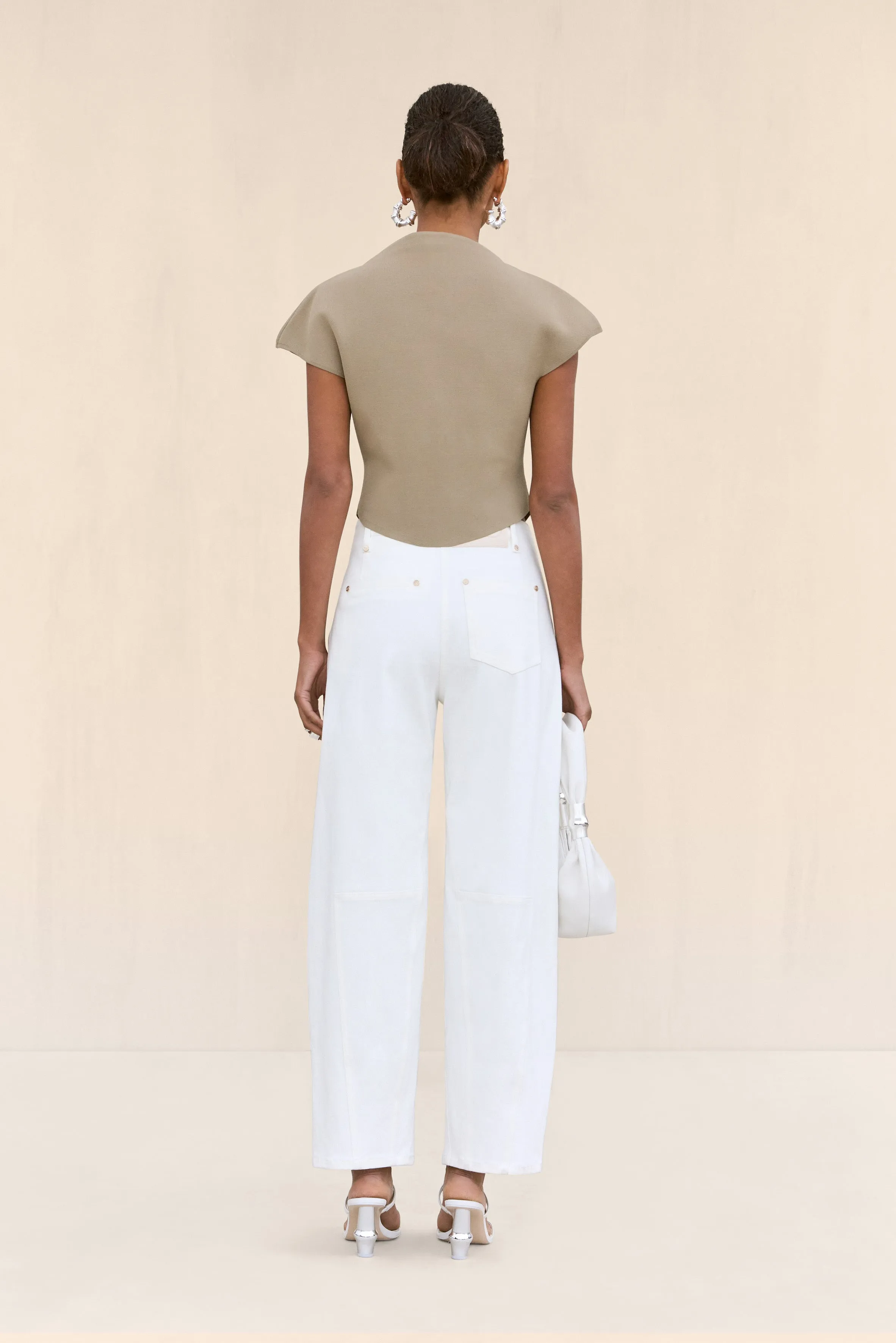 VIRGINIANA KNIT TOP - NUTMEG sold by Cult Gaia product image thumbnail 5